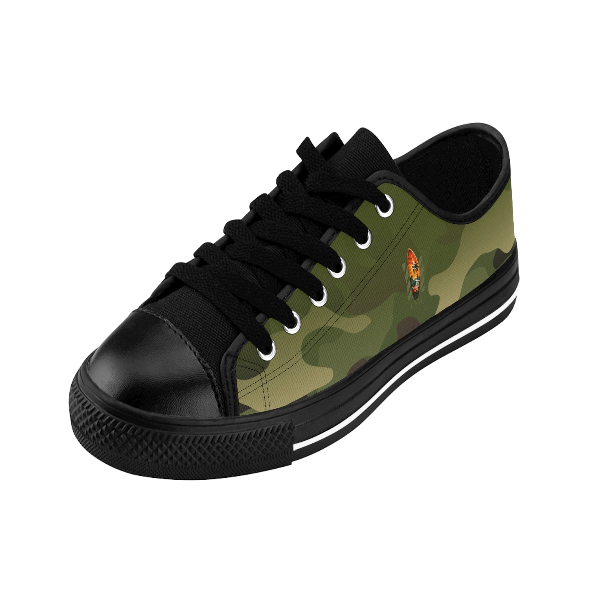 Christian Surf Wear Stylish Men's Camo Sneakers, Casual Footwear, Gifts for Him, Trendy Sneakers for Everyday Wear, Unique Fashion Shoes