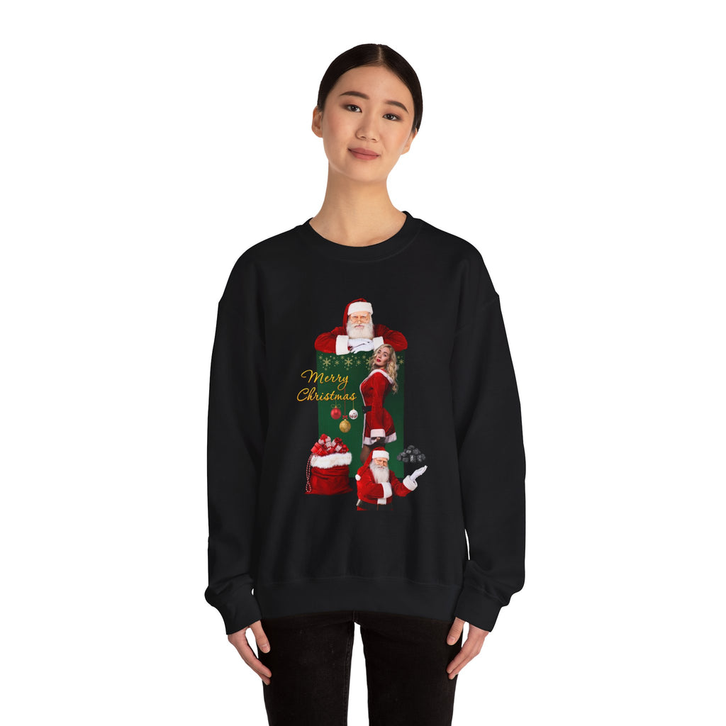 Mr. and Mrs. Claus Vintage Christmas Crewneck Sweatshirt