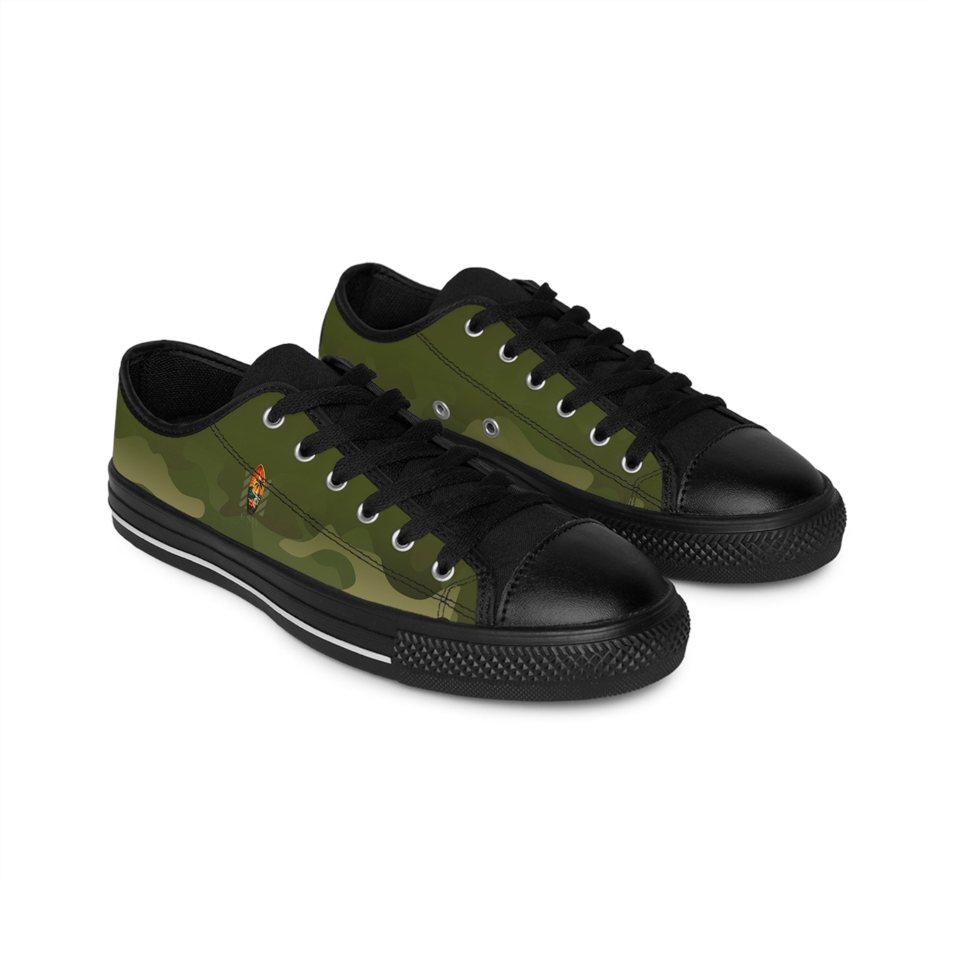 Christian Surf Wear Stylish Men's Camo Sneakers, Casual Footwear, Gifts for Him, Trendy Sneakers for Everyday Wear, Unique Fashion Shoes