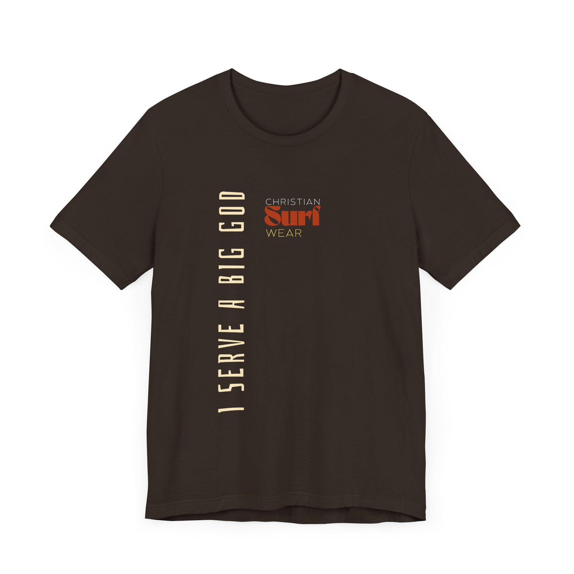 I Serve a Big God Unisex Jersey Tee, Inspirational Faith Shirt, Christian Gift, Casual Wear, Religious Apparel