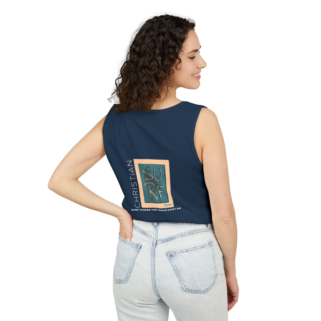 Vintage Florida Tuna Fishing Tank Top, Unisex Summer Beachwear, Surfing Gift for Fishermen, Surf Apparel, Vacation Outfit