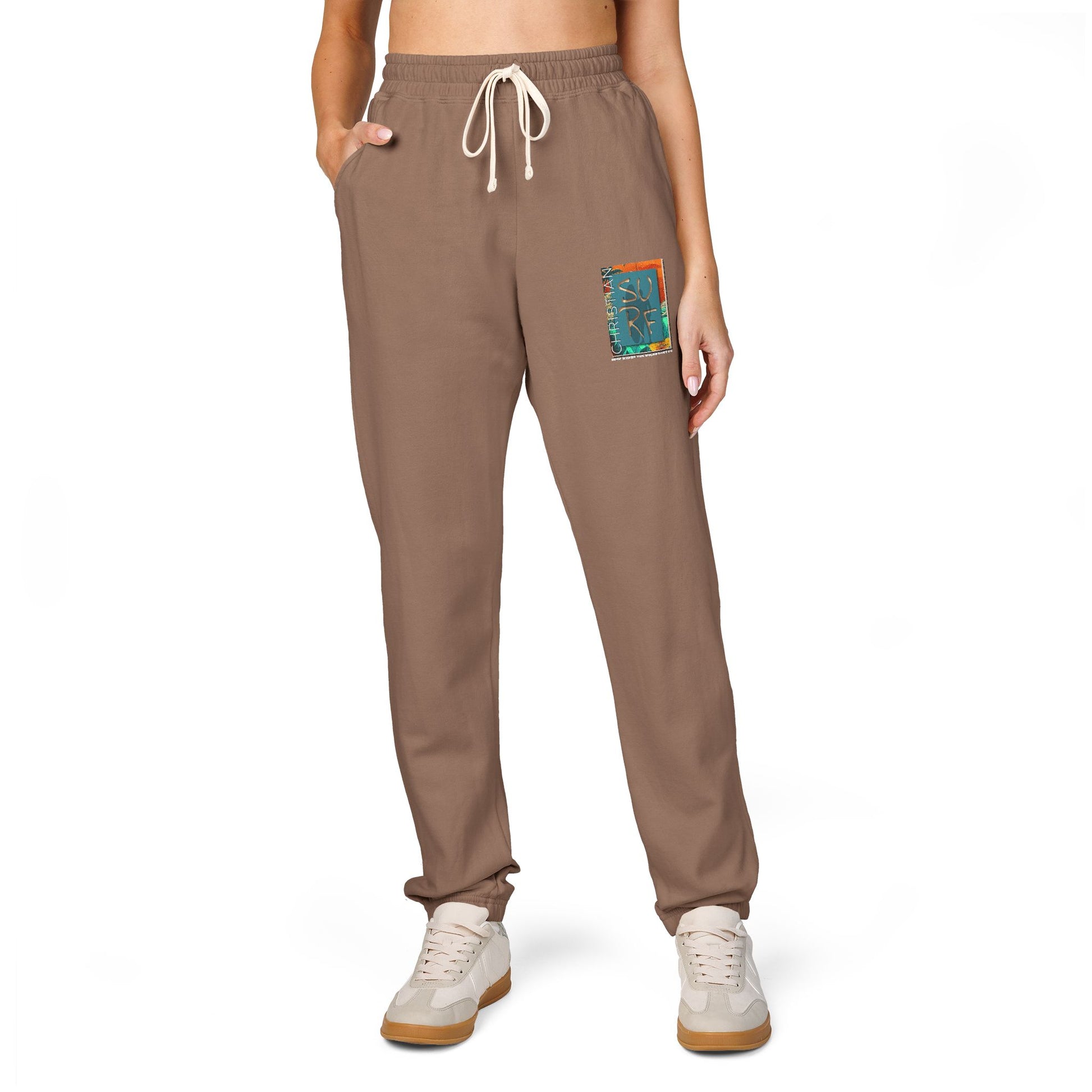 Christian Surf Wear® Heritage Joggers Cozy Flec with  ibrant Design.