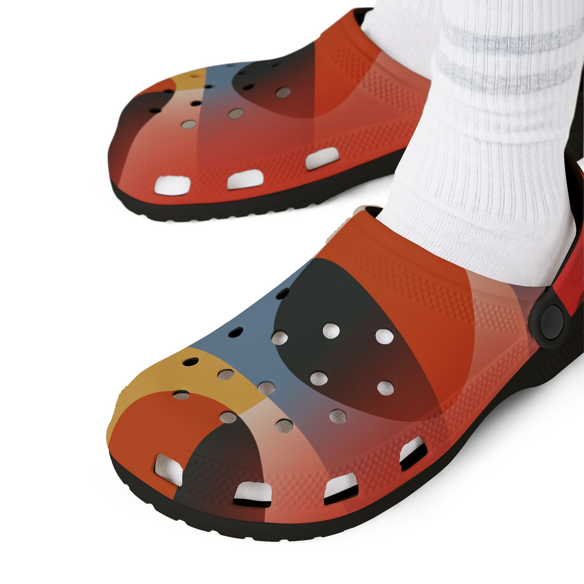 Surf Wear Modern Vintage Graphic Colorful AOP EVA Foam Slippers - Fun and Comfy for Home, Garden, and Festivals, Perfect Gift for Friends and Family