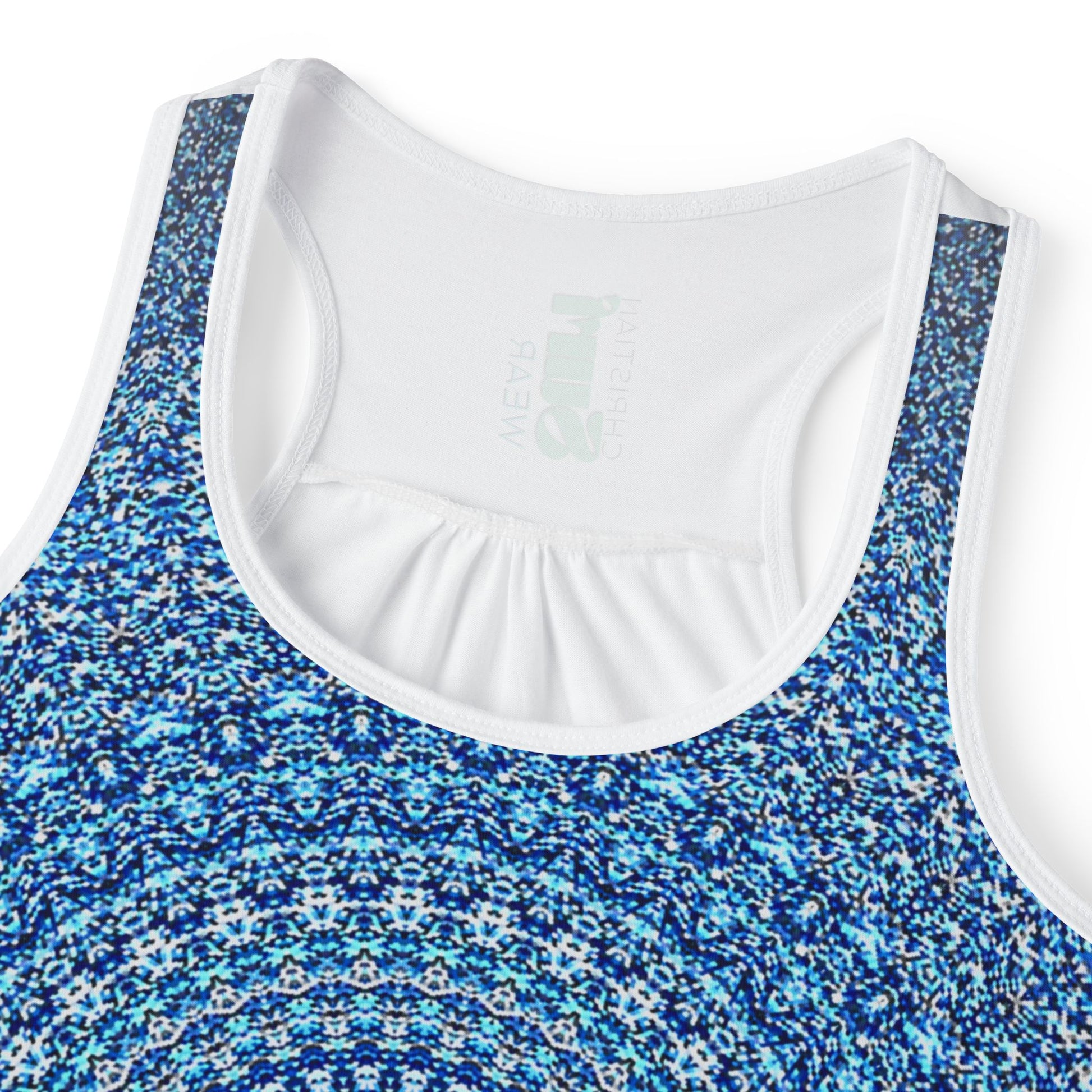 Surf Wear  Summer  Beauty Vintage graphic Ocean Mandala Women's Tank Top - Stylish Summer Wear, Beach Day, Yoga Top, Vacation Outfit, Gift for Her, Boho Aesthetic