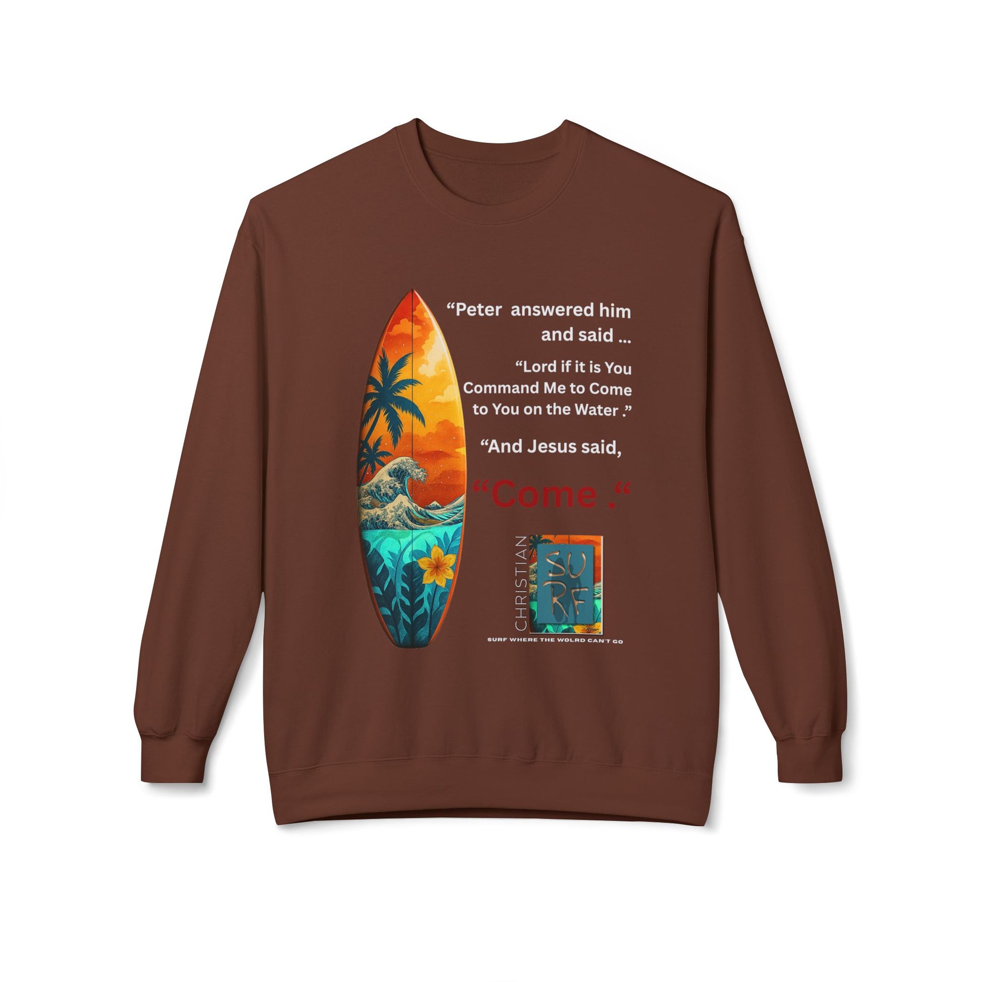 Christian Surf Wear Sweatshirt | Move by Faith Street Edition