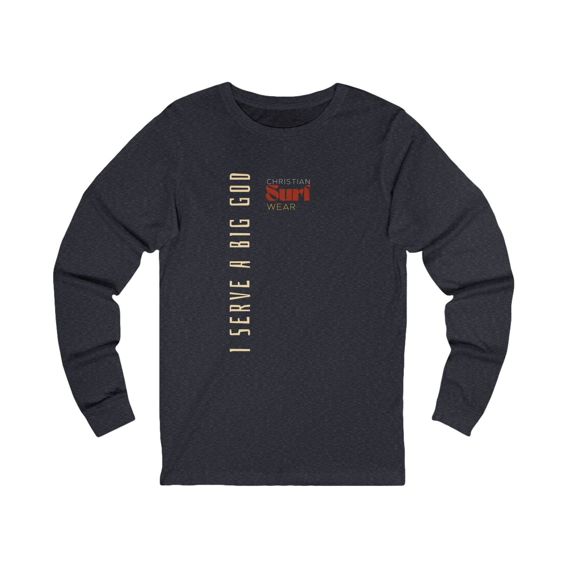Inspirational Long Sleeve Tee for Faith Lovers, Unisex Jersey Tee, Cozy Casual Wear, Perfect Gift for Holidays, Everyday Comfort