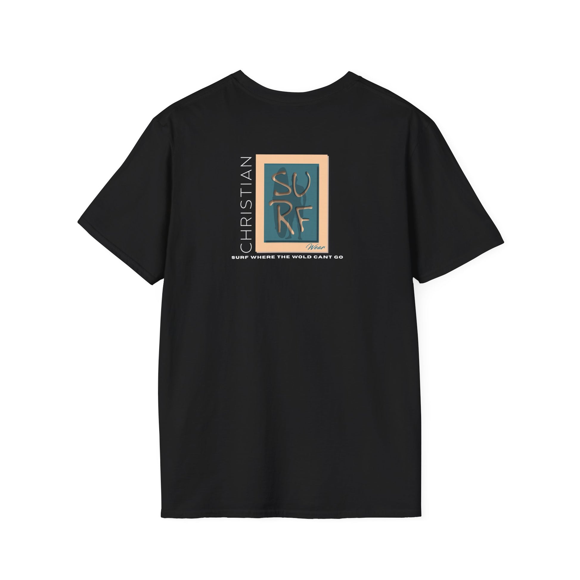 Marlin Graphic Dominion Deep - Unisex Softstyle T-Shirt Florida Marlin Fishing Tee Surfwear | Christian Ocean Apparel, Bold Pursuit Prophetic Vision Divine