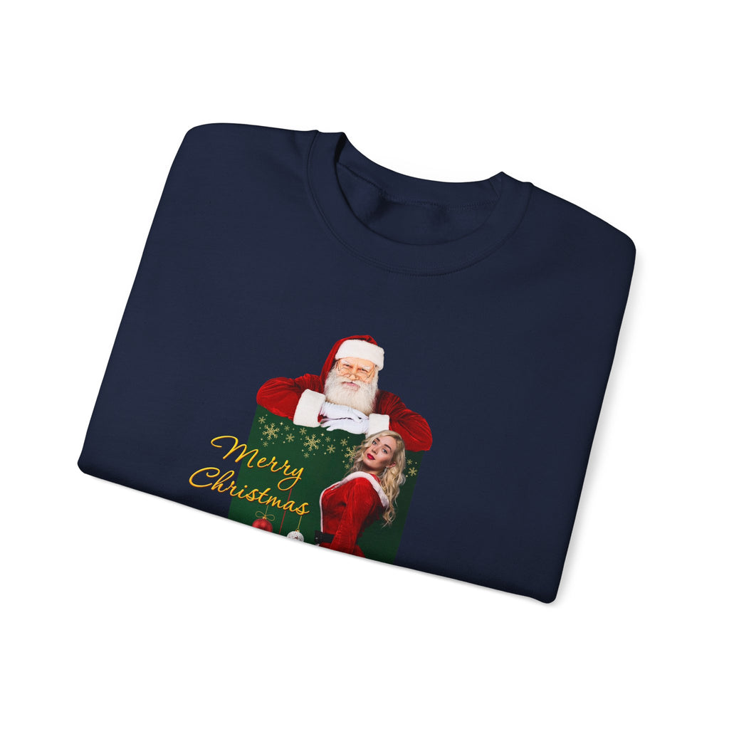 Mr. and Mrs. Claus Vintage Christmas Crewneck Sweatshirt