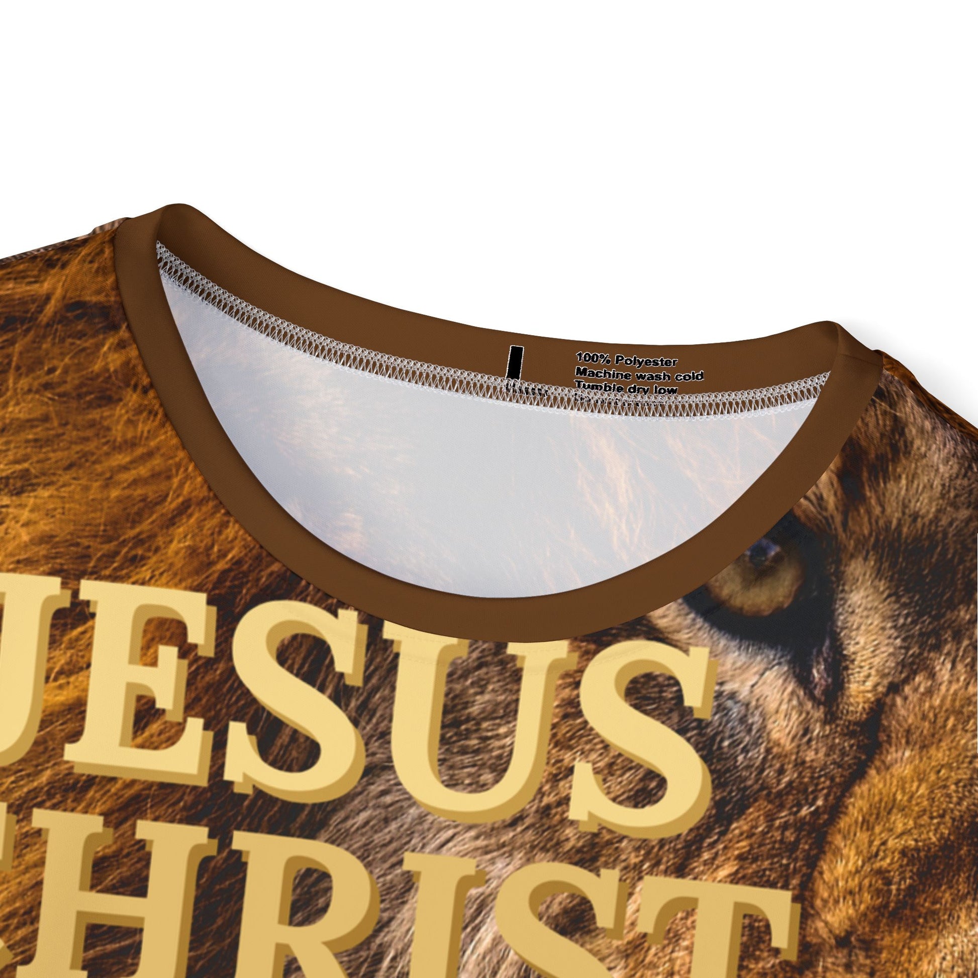Men's Sports Jersey Jesus Christ Lion of the Tribe of Judah Tee by Christian Surf Wear