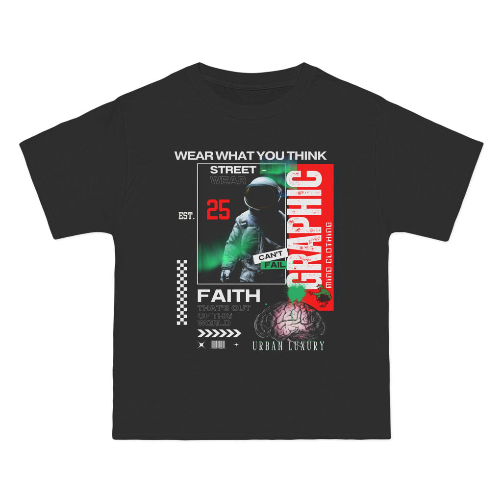 Urban Luxury Graphic Mind Clothing Tee, Out of this World Faith - Tee Comfortable Casual Wear, Street Style Shirt, Gift for Trendsetters,