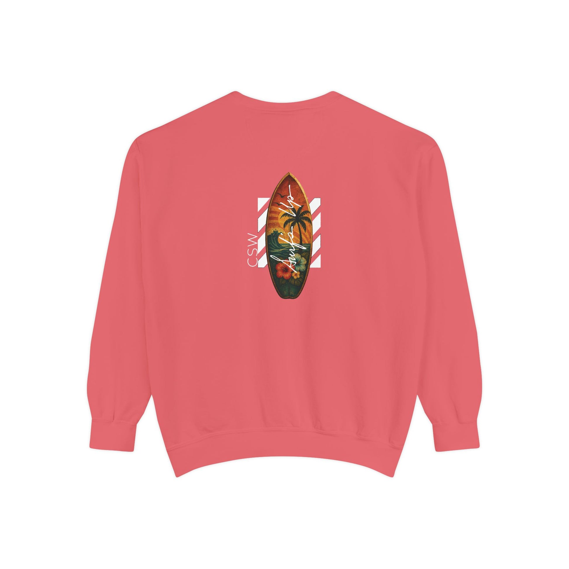 Sunshine Christian Surf Wear Sweatshirt | Unisex Garment-Dyed Pullover for Beach Vibes, Casual Wear, Surfing, Gift for Him/Her, Summer Style