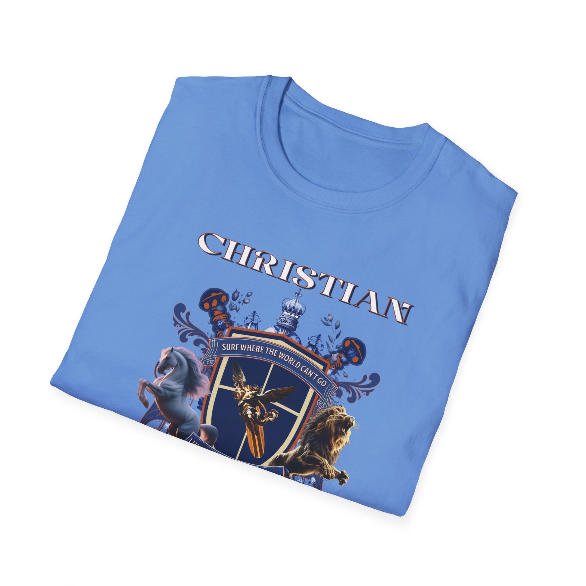 Christian Surf Wear Graphic Royalty T-Shirt, Unisex Summer Tee, Beach Apparel, Gift for Surfers, Casual Graphic Tee, Cool Vacation Clothing