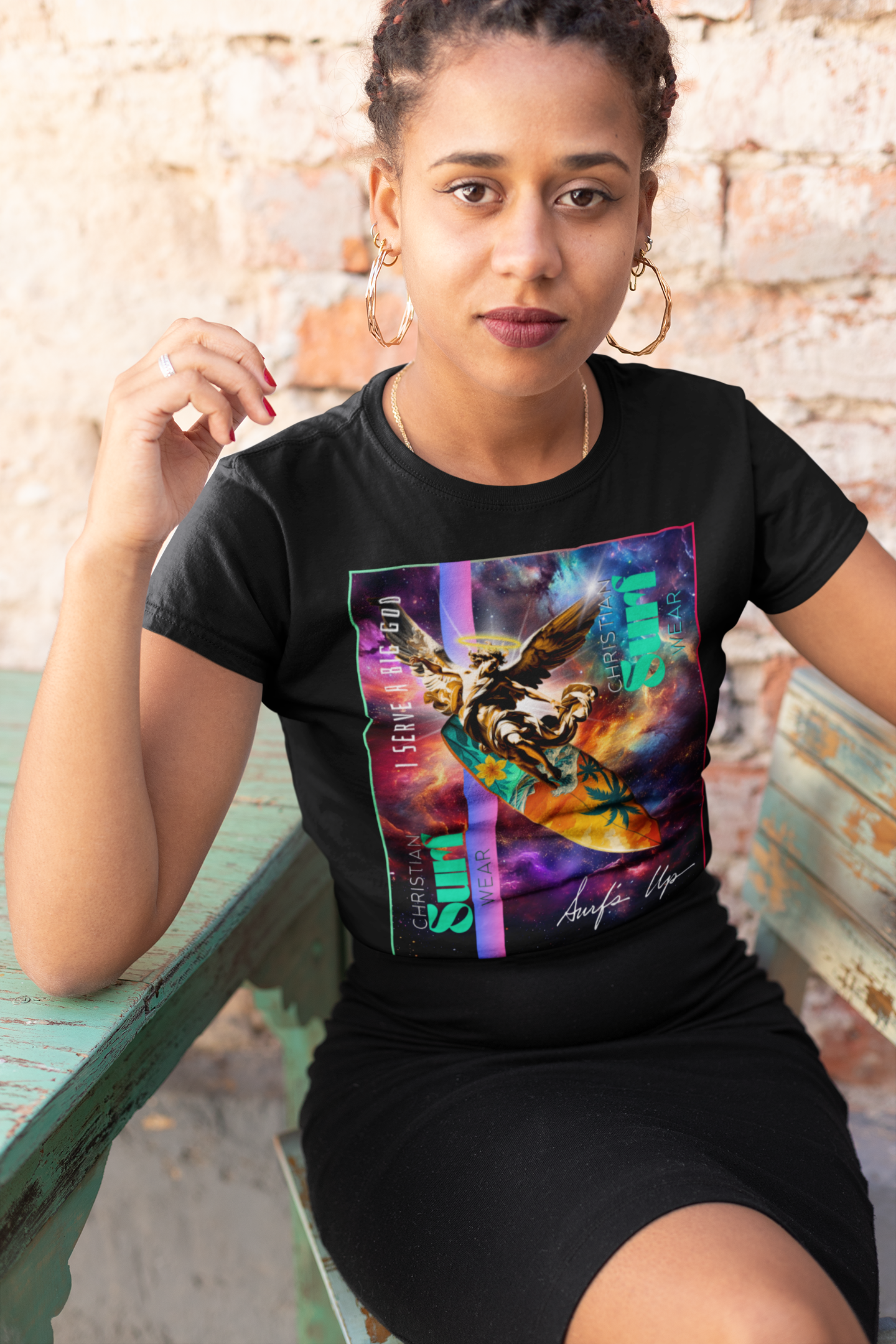 Retro Christian Surf Tee: Righteous Vibe Unisex Jersey Short Sleeve, Summer Fashion, Beachwear, Gift for Surfers, Coastal Style