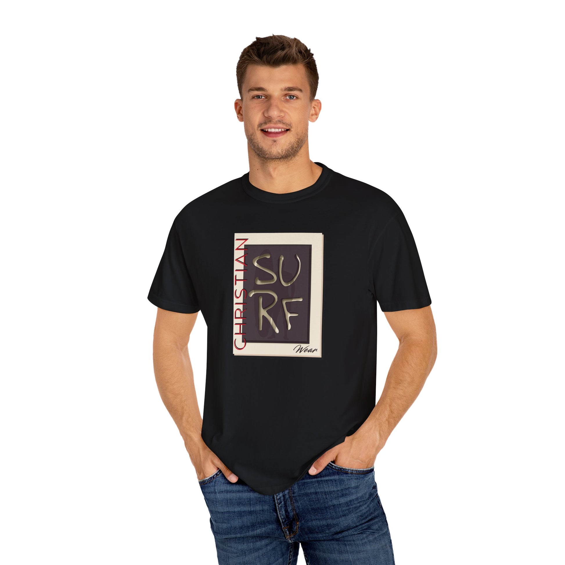 Christian Surf Wear Unisex Monumental Graphic T-Shirt, Summer Vibes Tee, Beachwear, Gift for Surfers, Casual Everyday Shirt