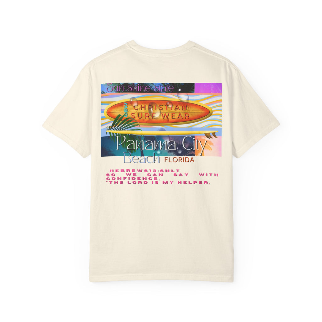 Protected Lamb Vintage Beach Vibe Unisex T-shirt - Christian Surf Wear Panama City Beach Design