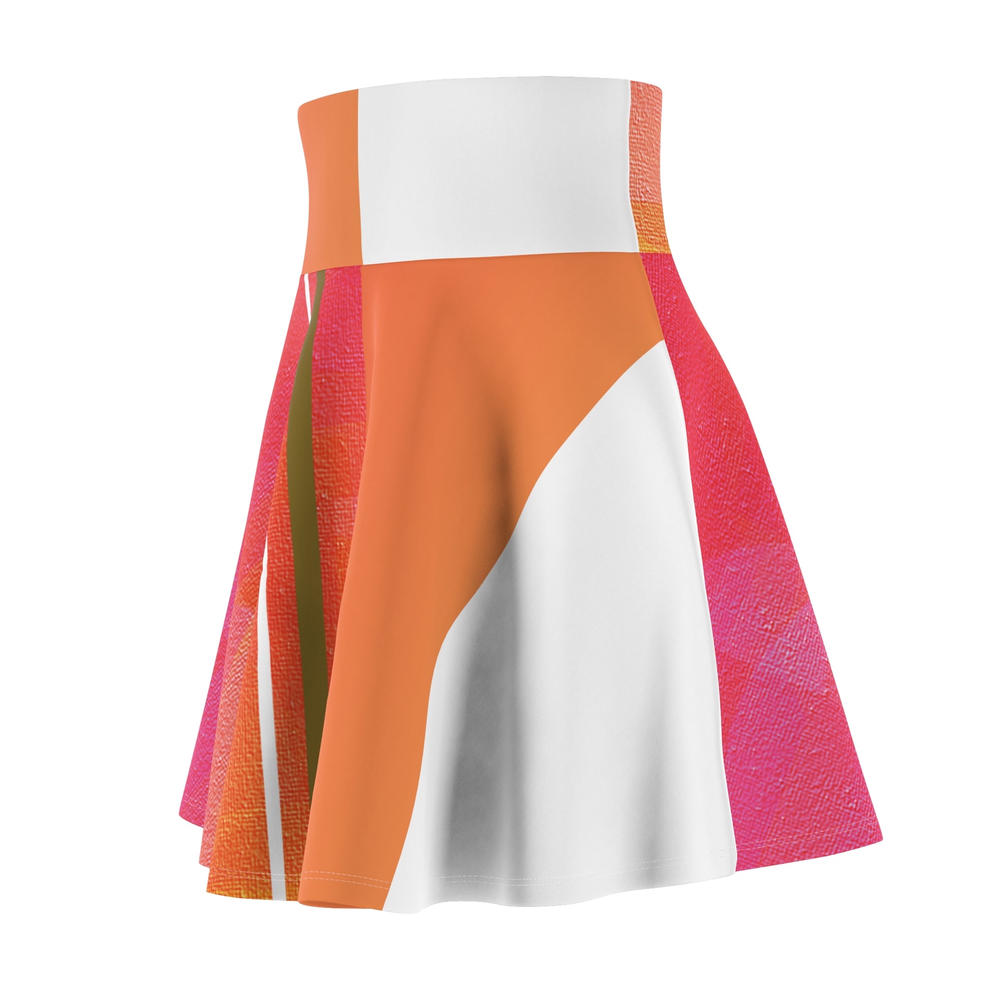 Surf Wear Vibrant Women's Skater Skirt, Colorful AOP Dance Skirt, Festival Wear, Playful Everyday Skirt, Summer Fashion, Gift for Her
