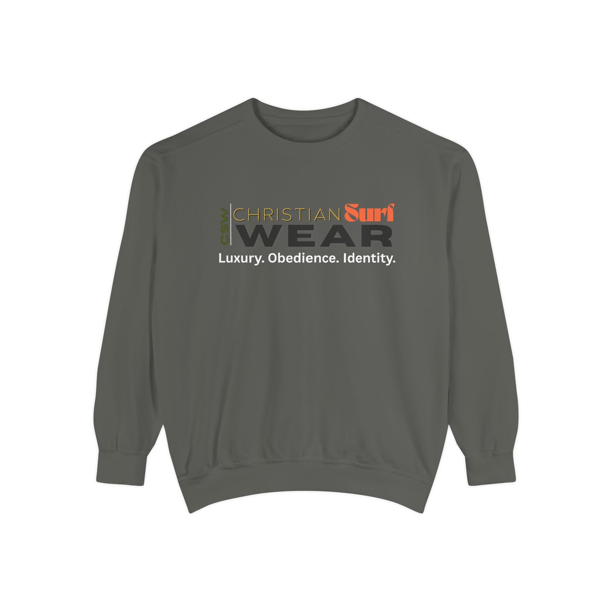 Sunshine Christian Surf Wear Sweatshirt | Unisex Garment-Dyed Pullover for Beach Vibes, Casual Wear, Surfing, Gift for Him/Her, Summer Style