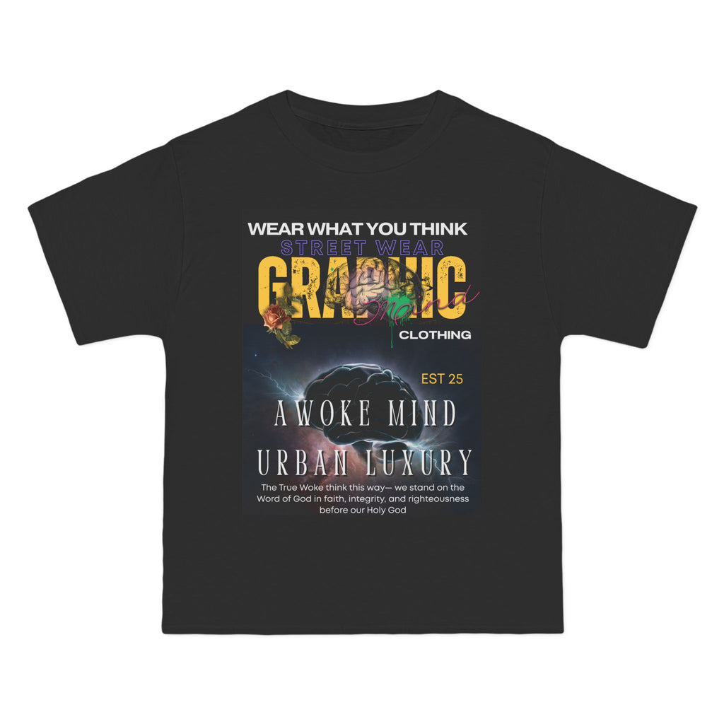 Urban Luxury Graphic Mind Clothing Tee - Woke Mind T-Shirt, Inspirational Apparel, Motivational Gift, Casual Streetwear