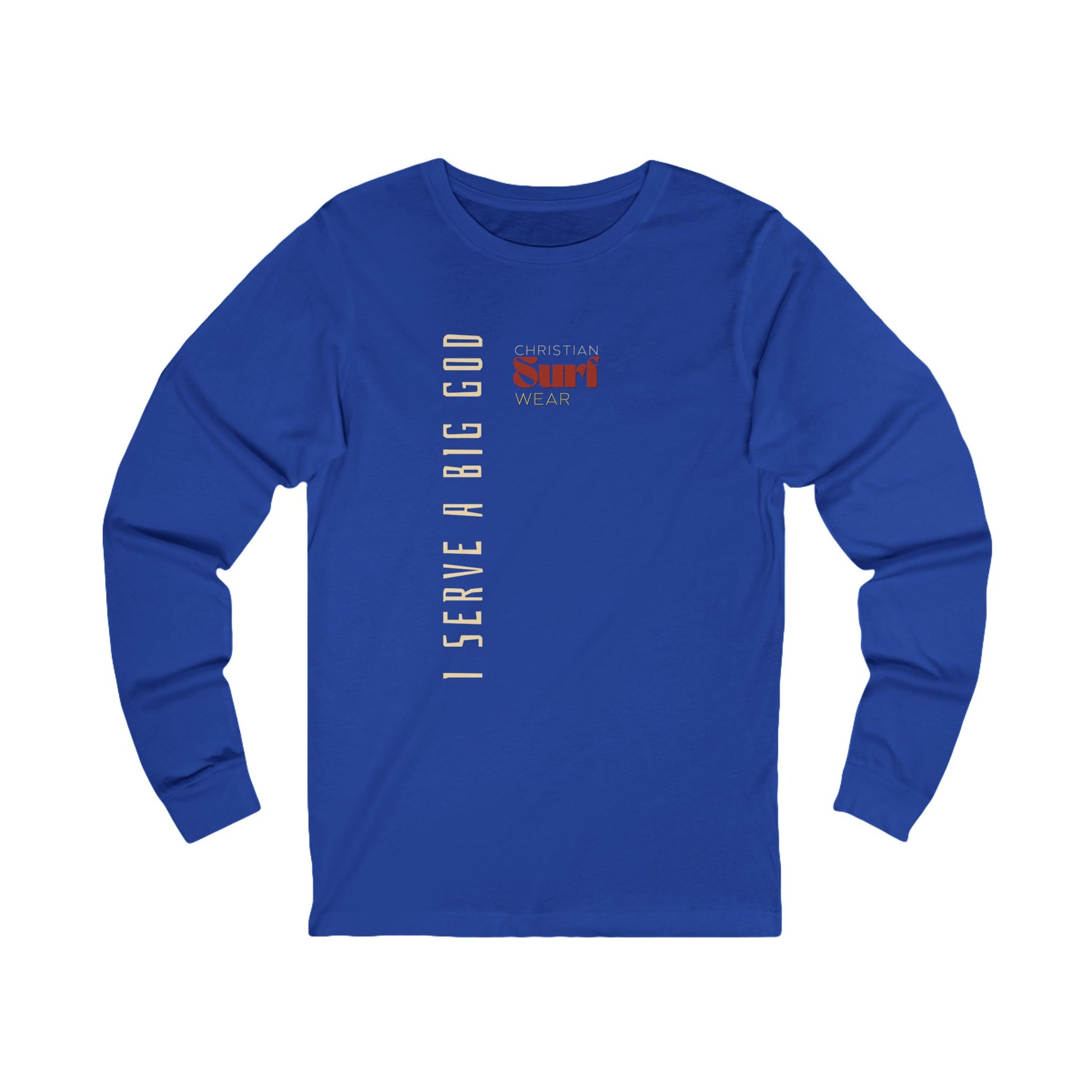 Inspirational Long Sleeve Tee for Faith Lovers, Unisex Jersey Tee, Cozy Casual Wear, Perfect Gift for Holidays, Everyday Comfort