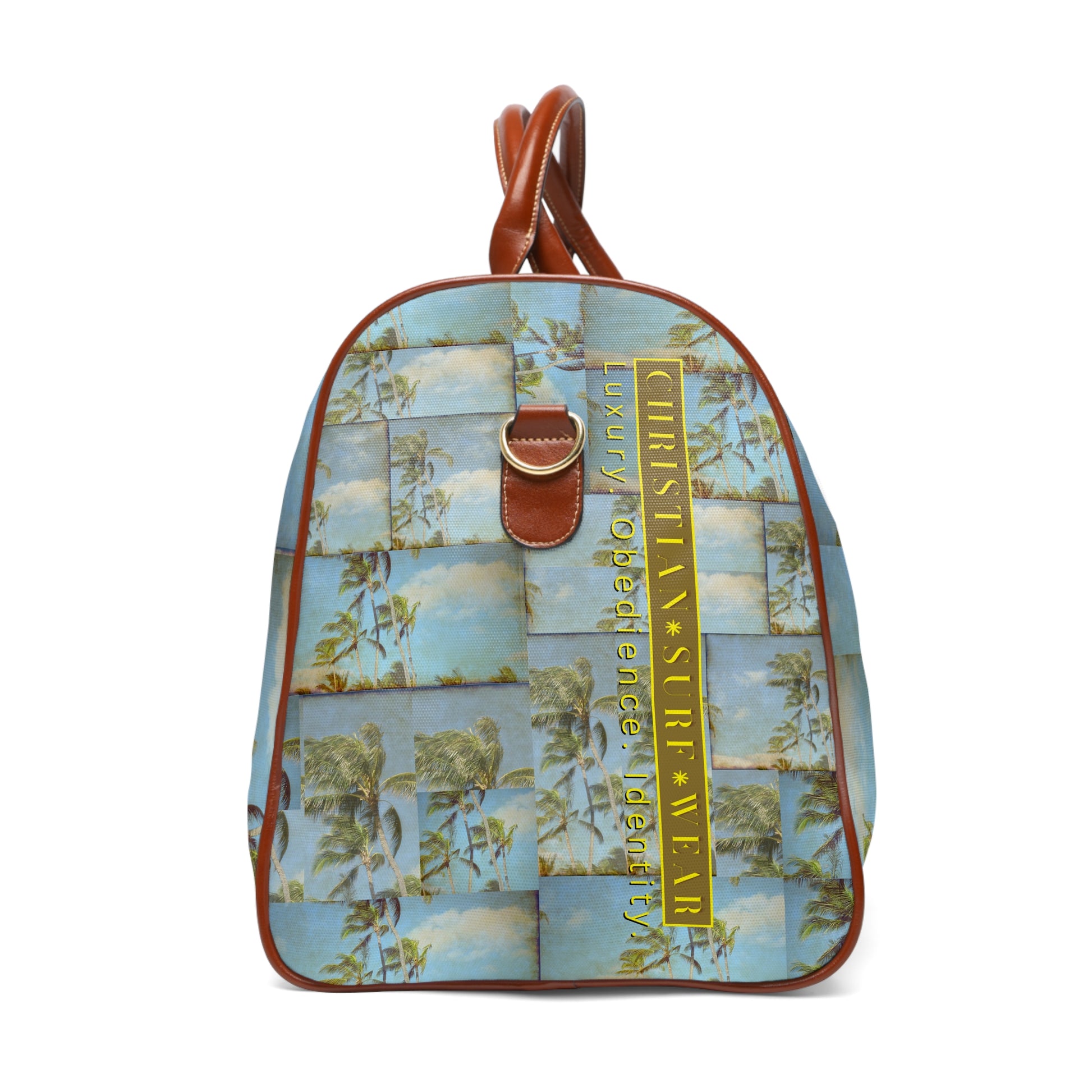 ion Traveler™ Christian Surf Wear Luxurious Waterproof Travel Bag - Stylish Luggage, Weekend Getaway Tote, Perfect for The Purpose Driven, Ministry, School Students, Vacations & Outdoor Adventures, Durable & Chic