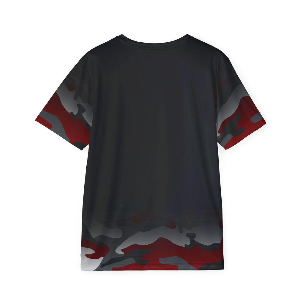 Christian Surf Wear Already Chosen Camo Jersey The Push-Up Moment  – I Will Not Abort the Assignment  Men's Sports Jersey - Empowering Camouflage Tee, Fitness Apparel, Workout Shirt, Casual Gear, Gift for Him