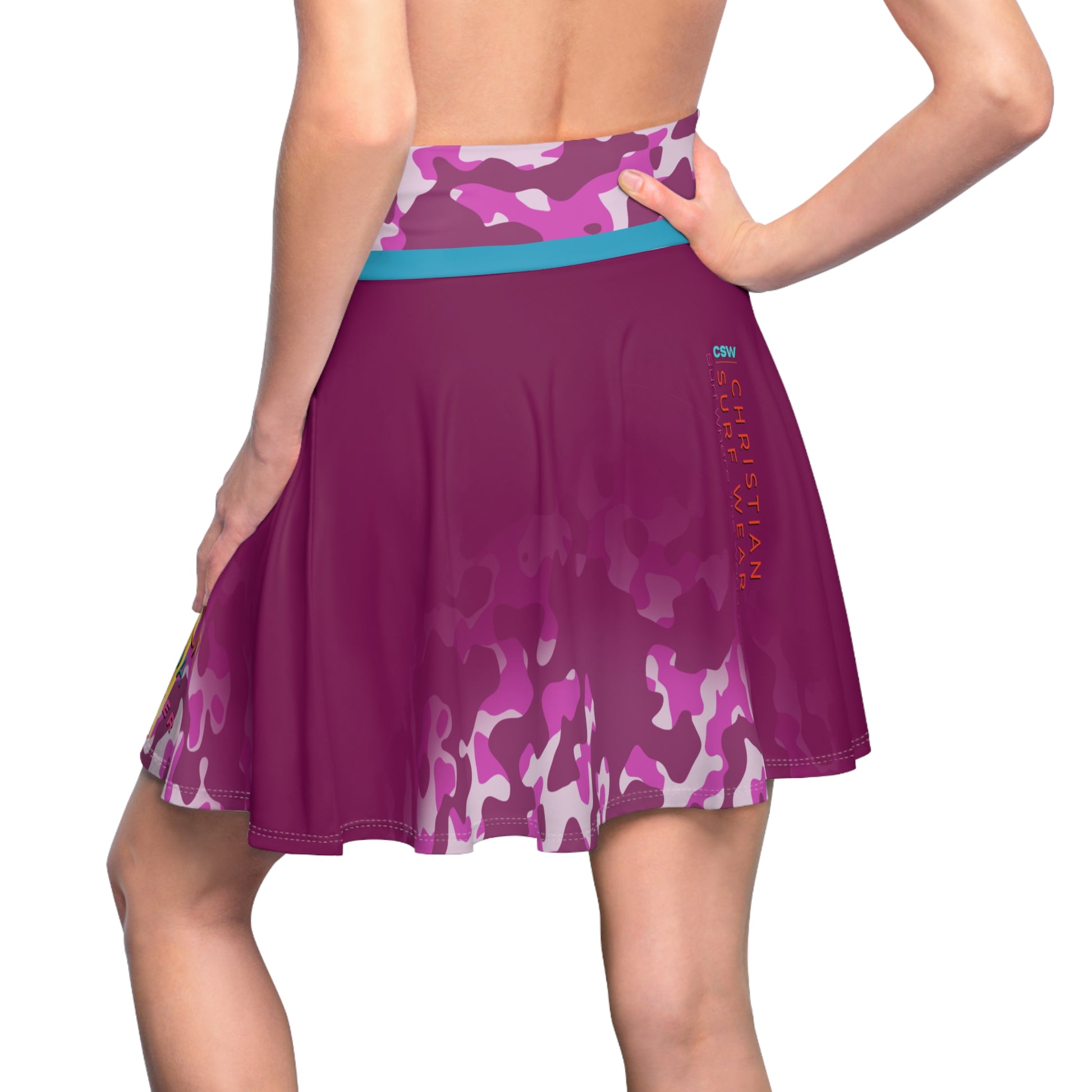 Christian Surf Wear Vintage Militant Stylish Women's Skater Skirt, Fun Summer Skirt, Casual Skirt for Beach, Cute Outfit for Vacations, Flowy Skirt for Parties, Vibrant [...]