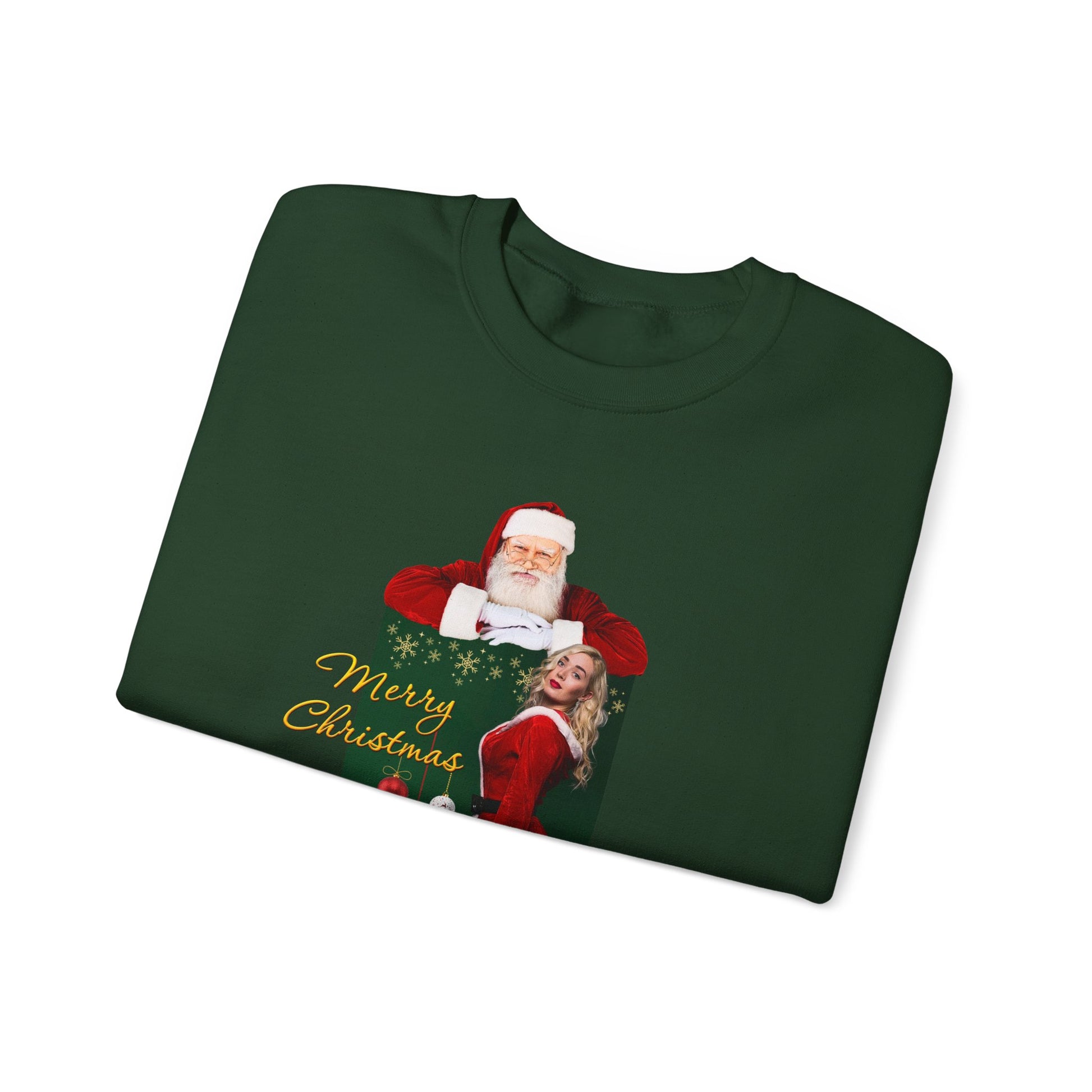 Mr. and Mrs. Claus Vintage Christmas Crewneck Sweatshirt