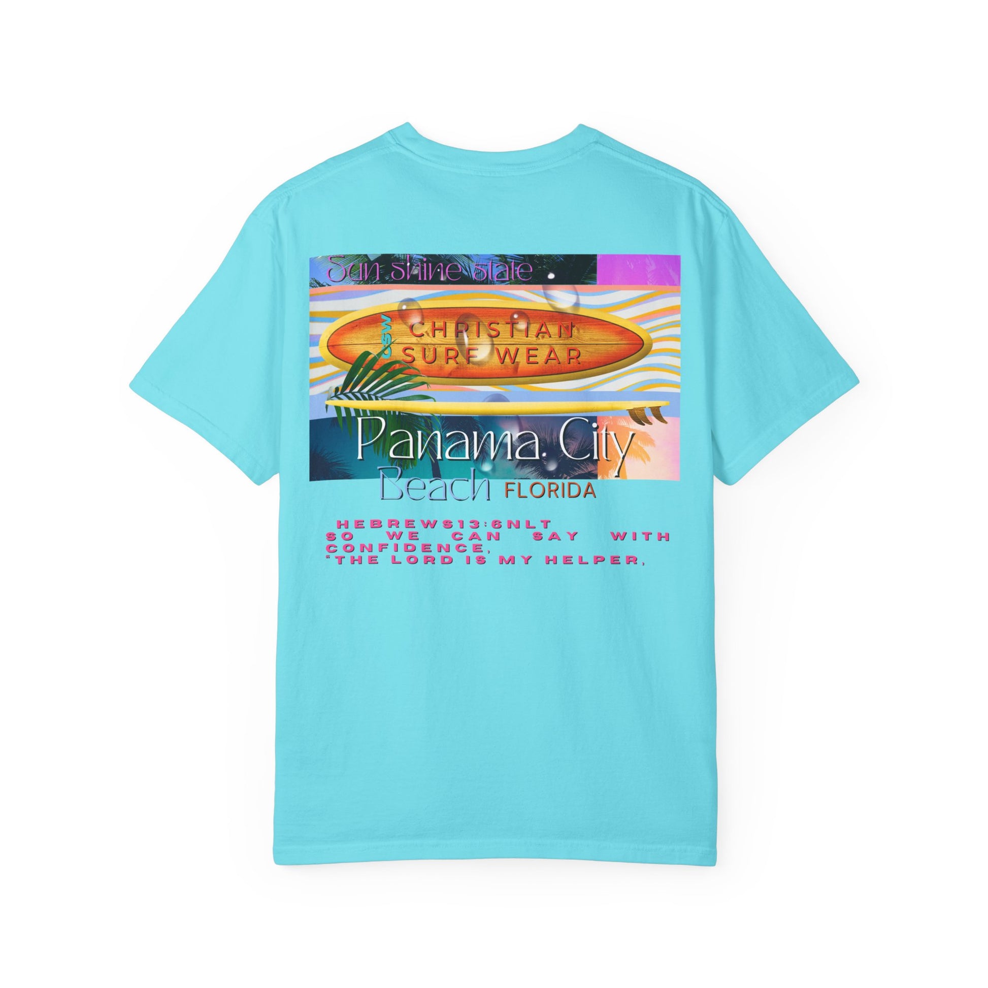 Protected Lamb Vintage Beach Vibe Unisex T-shirt - Christian Surf Wear Panama City Beach Design