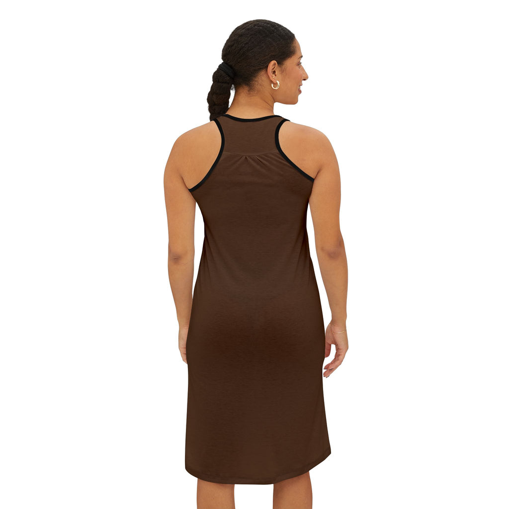 Surf Wear Typography Racerback Dress I Serve a Big God collection
