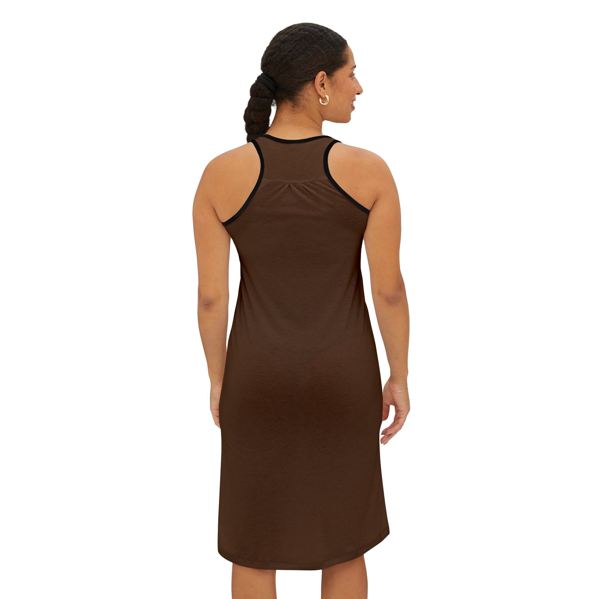 Surf Wear Typography Racerback Dress I Serve a Big God collection