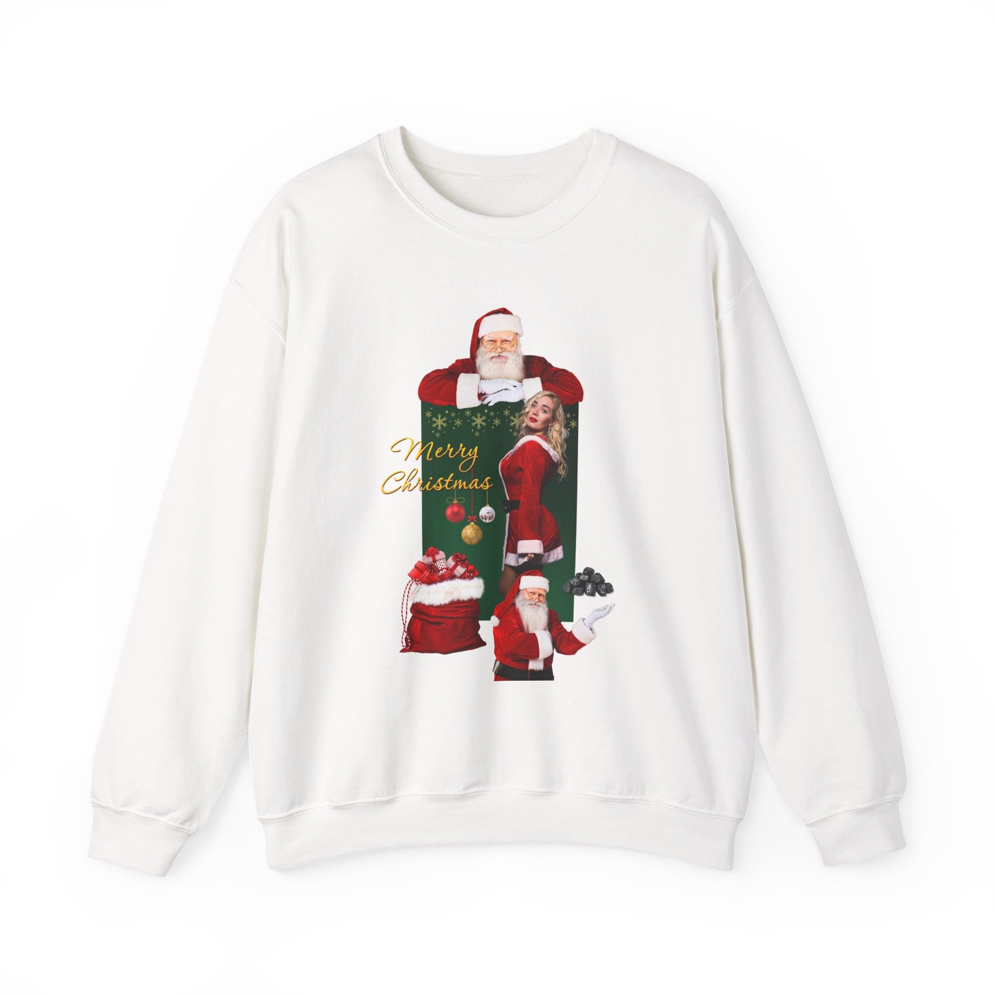 Mr. and Mrs. Claus Vintage Christmas Crewneck Sweatshirt