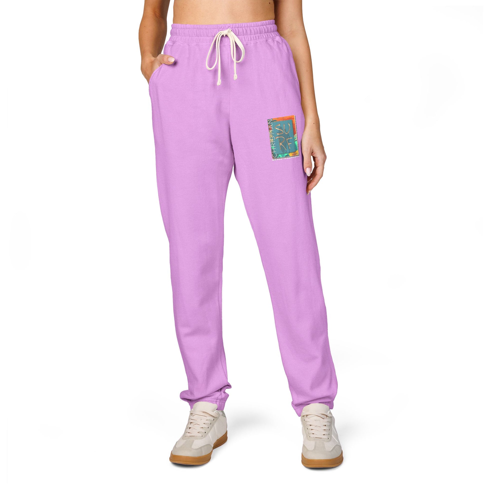 Christian Surf Wear® Heritage Joggers Cozy Flec with  ibrant Design.