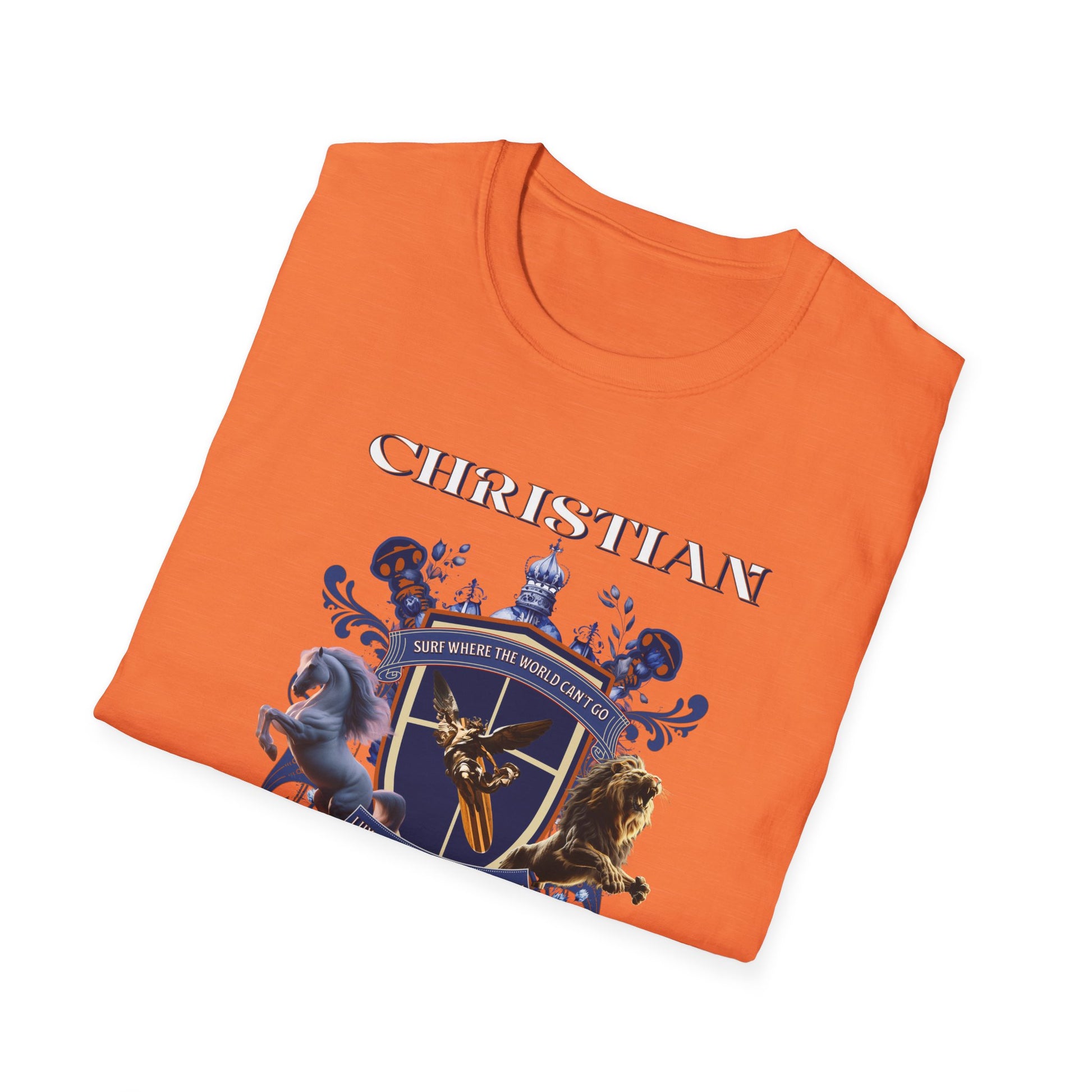 Christian Surf Wear Graphic Royalty T-Shirt, Unisex Summer Tee, Beach Apparel, Gift for Surfers, Casual Graphic Tee, Cool Vacation Clothing