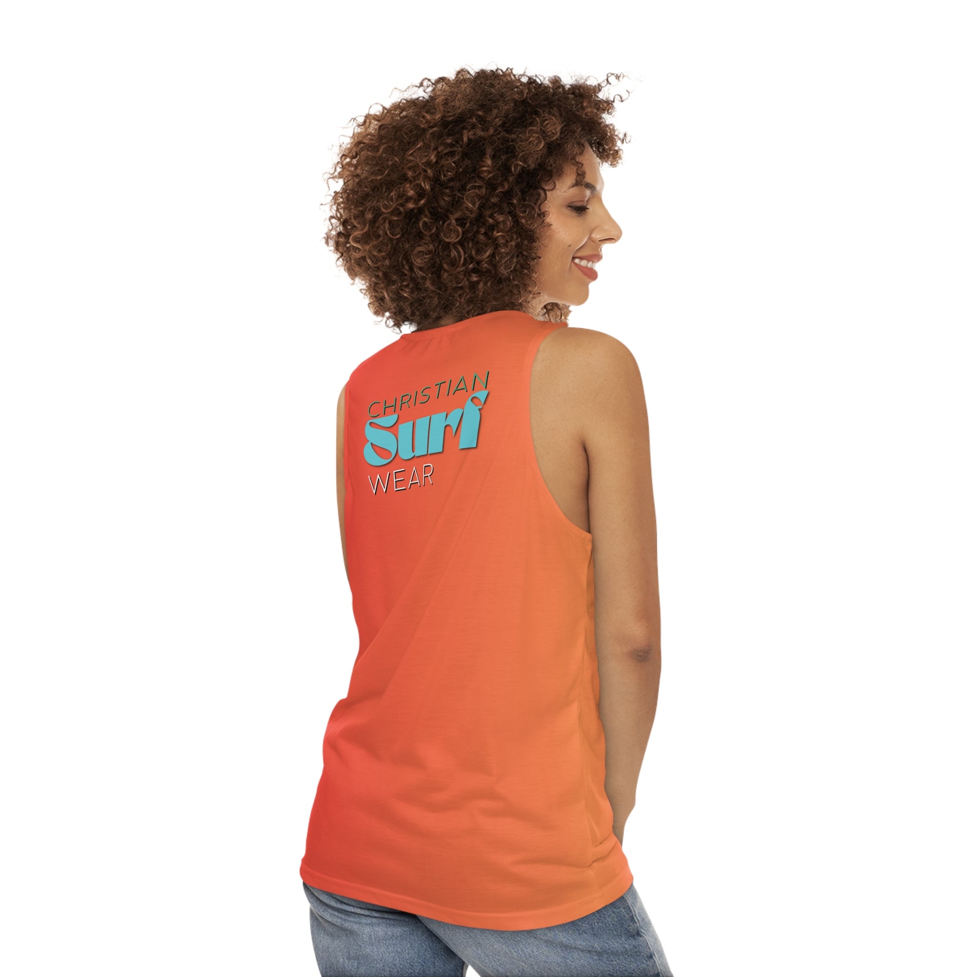 Christian Surf Wear Florida Tuna Fishing Unisex Tank Top, Summer Apparel, Fishing Gear, Beach Wear, Gift for Fishermen, Outdoor Adventures