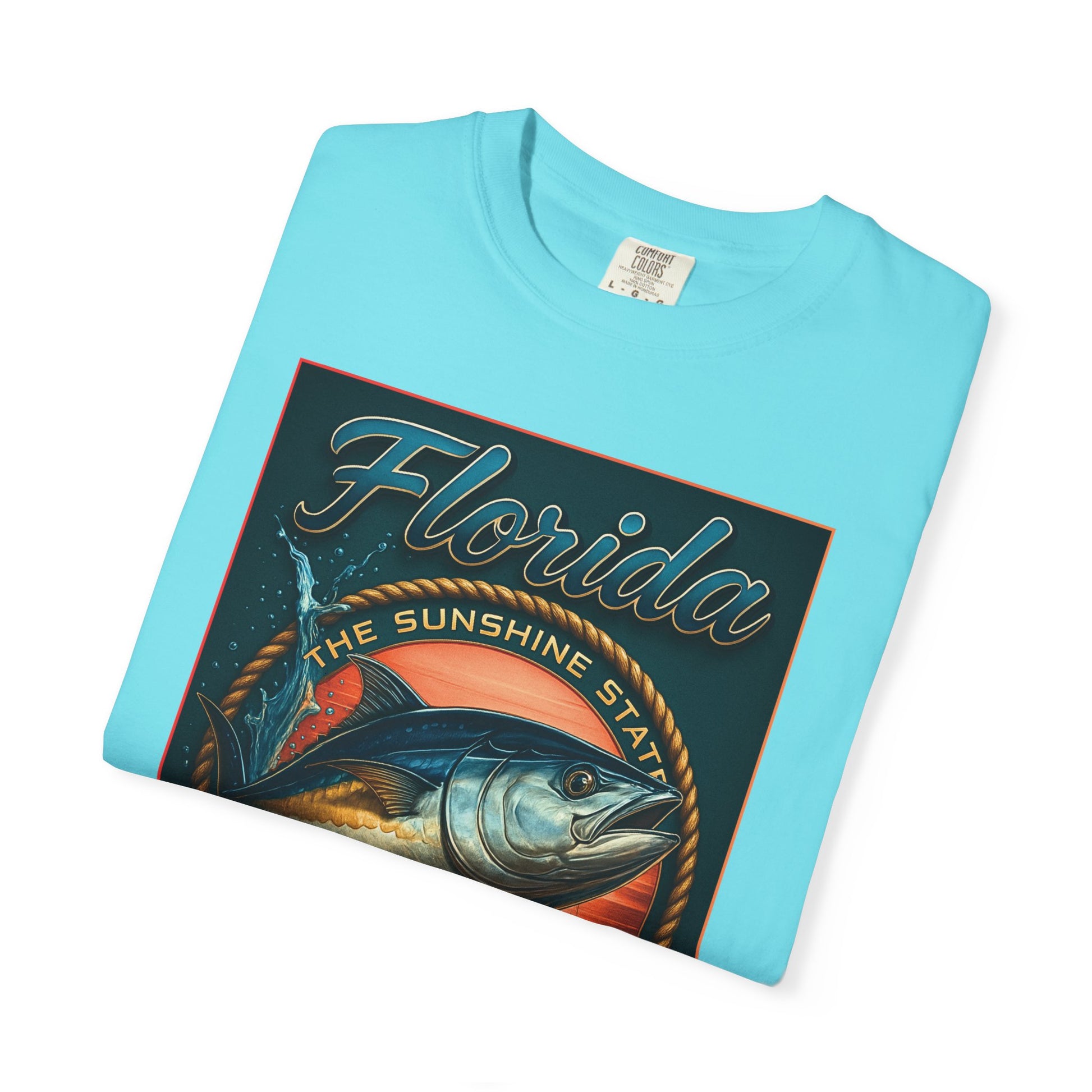 Florida Tuna Vintage Surf Tee, Dominion Waters Edition, Unisex Shirt for Surfers and Kingdom-minded Adventurers, Genesis 1:28 Graphic Tee,