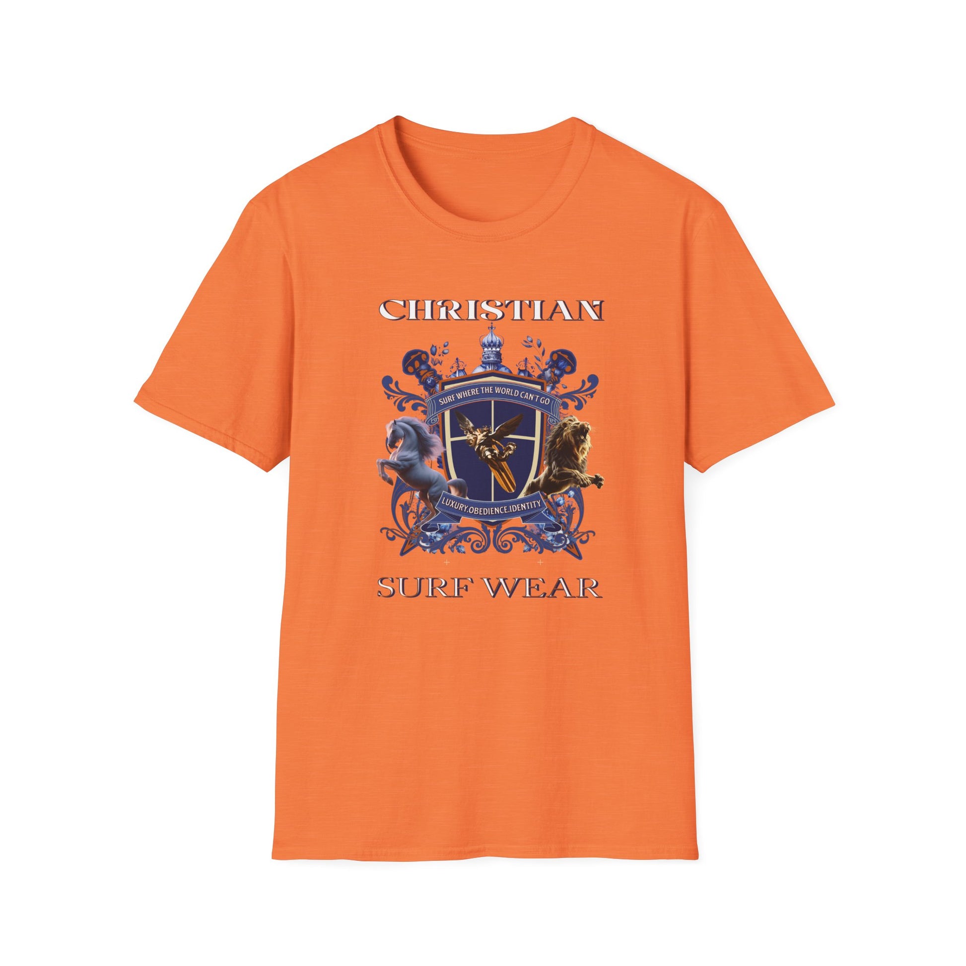 Christian Surf Wear Graphic Royalty T-Shirt, Unisex Summer Tee, Beach Apparel, Gift for Surfers, Casual Graphic Tee, Cool Vacation Clothing