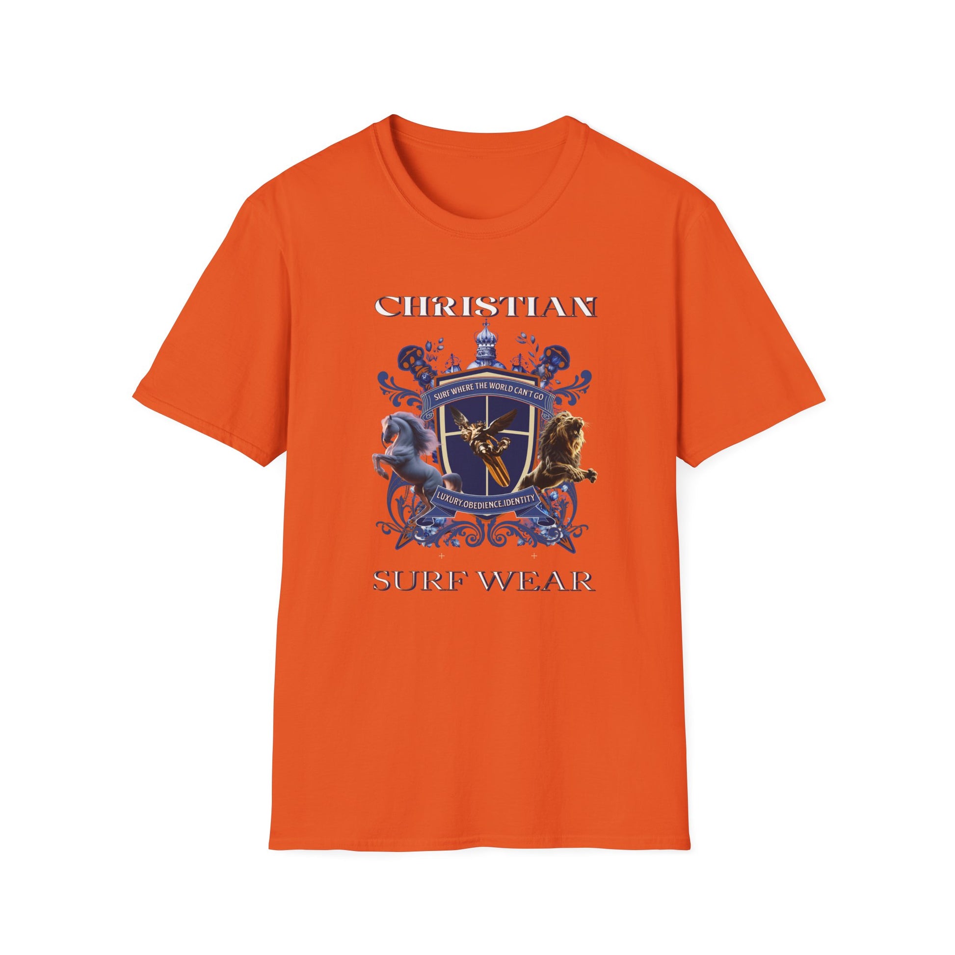 Christian Surf Wear Graphic Royalty T-Shirt, Unisex Summer Tee, Beach Apparel, Gift for Surfers, Casual Graphic Tee, Cool Vacation Clothing
