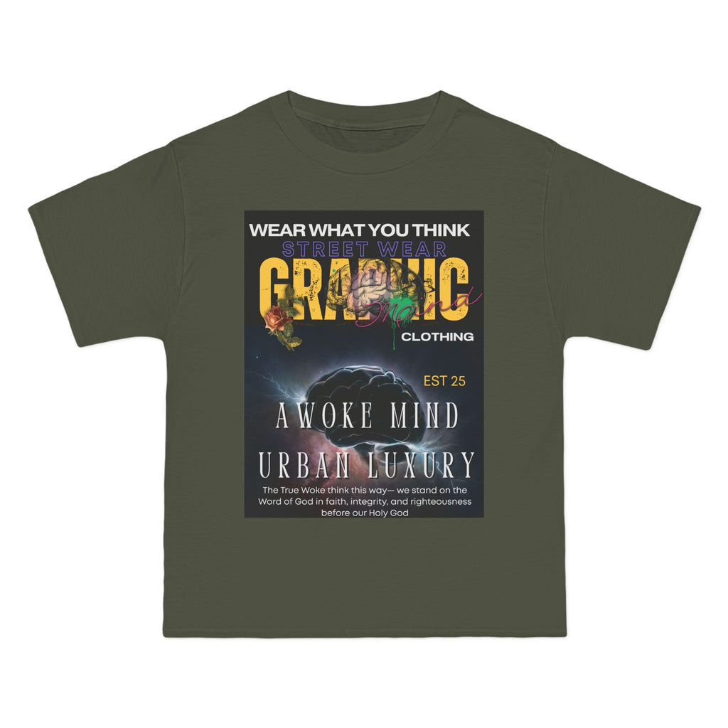 Urban Luxury Graphic Mind Clothing Tee - Woke Mind T-Shirt, Inspirational Apparel, Motivational Gift, Casual Streetwear
