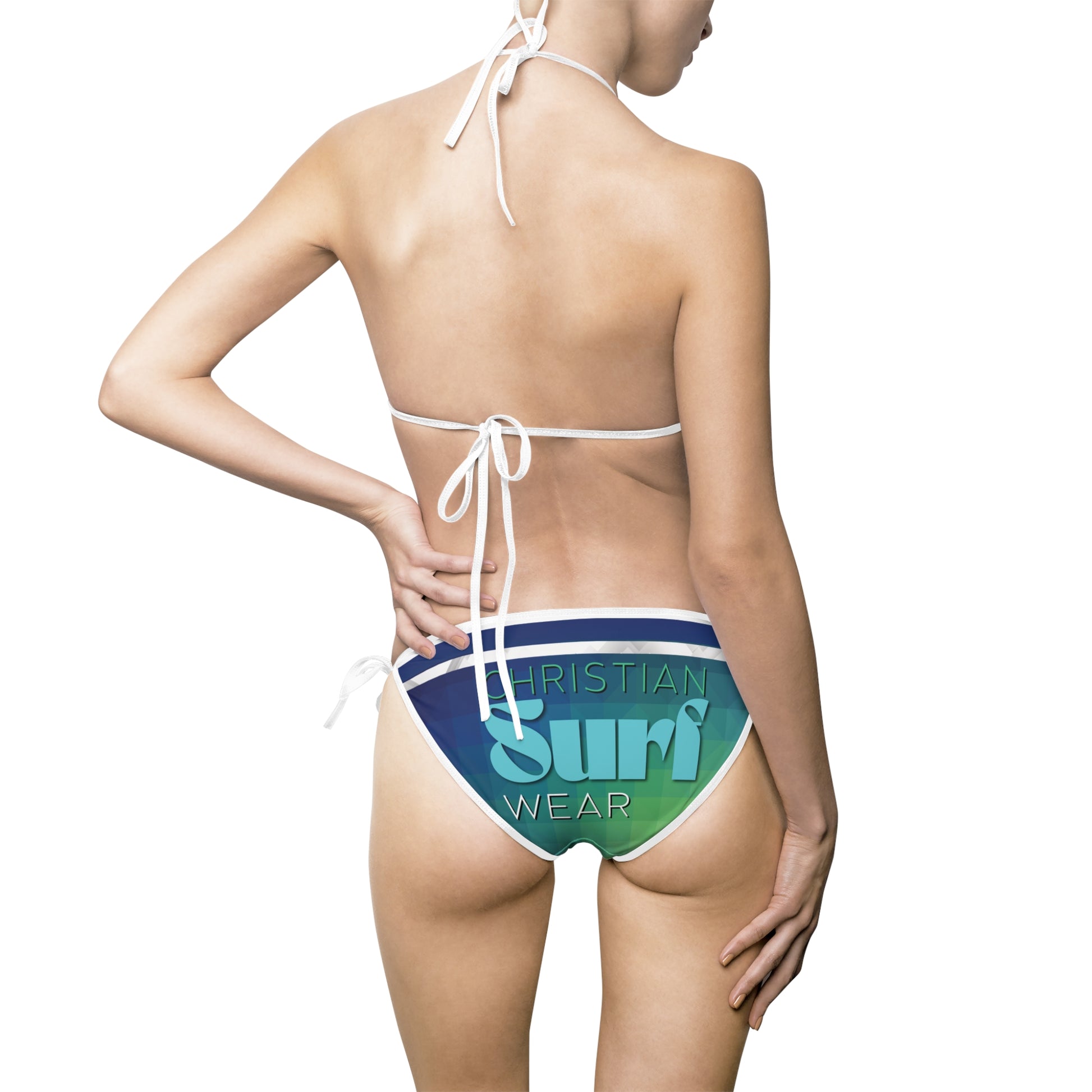 Stylish AOP Women's Bikini Swimsuit, Beachwear, Swimwear, Summer Fashion, Pool Party, Vacation Ready