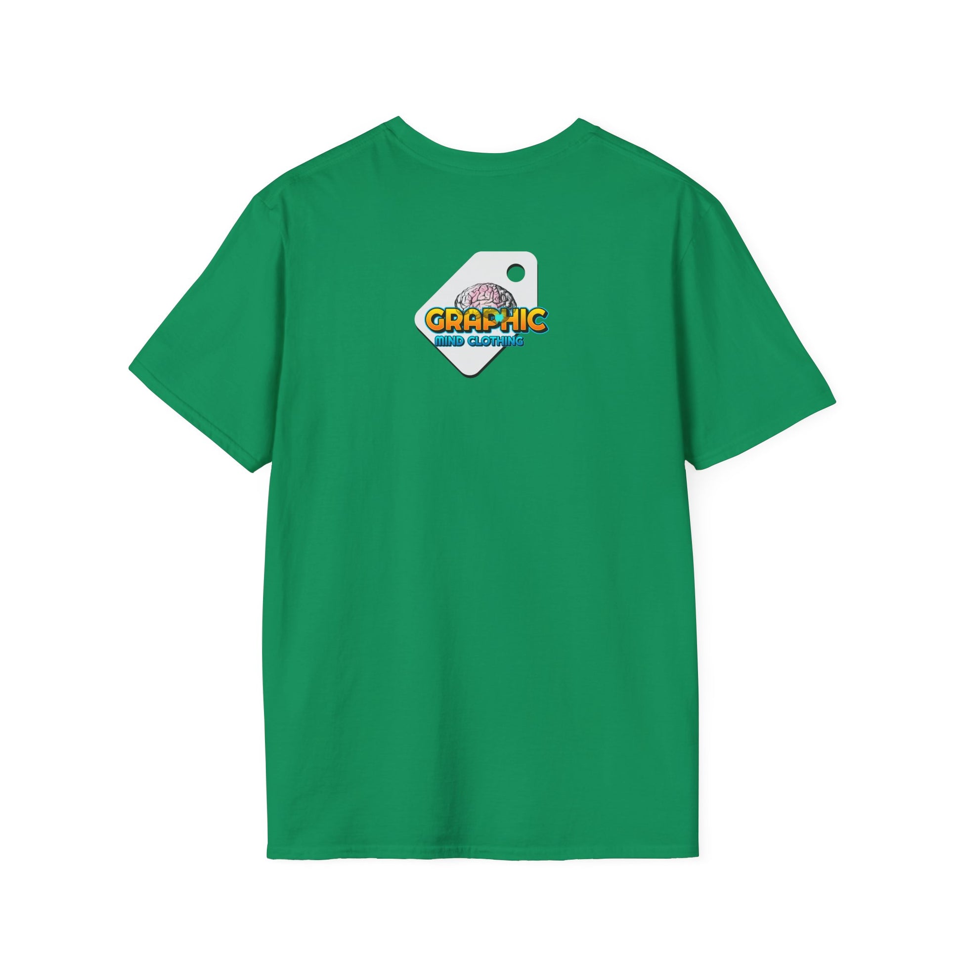 Optimistic Green Kingdom Confidence Graphic Gold Happy Face Emoji Unisex T-Shirt: You Can’t Stop My Shine Tee, With GOD On My Side, Premium Casual-Tee