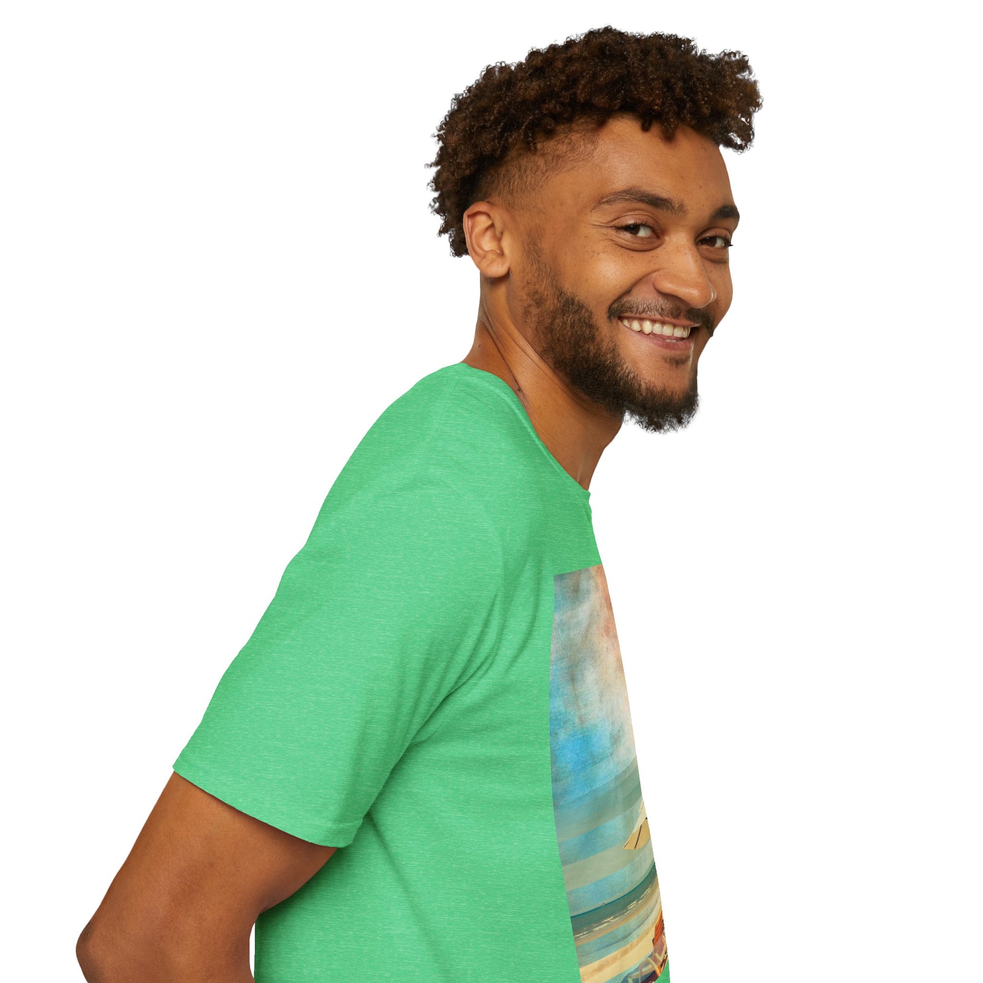 Christian Surf Wear T-Shirt - Vintage Calm Beach Tee