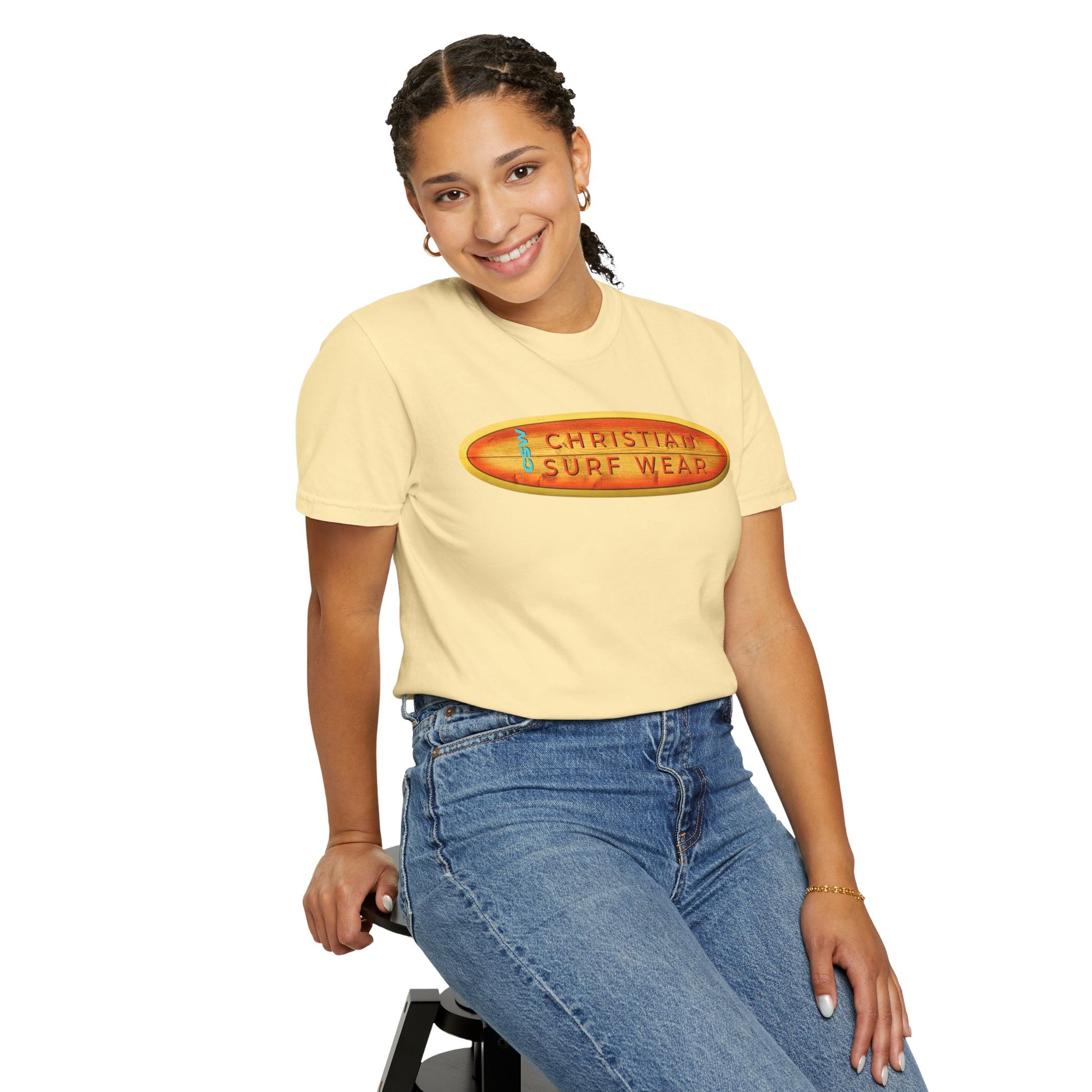 Protected Lamb Vintage Beach Vibe Unisex T-shirt - Christian Surf Wear Panama City Beach Design