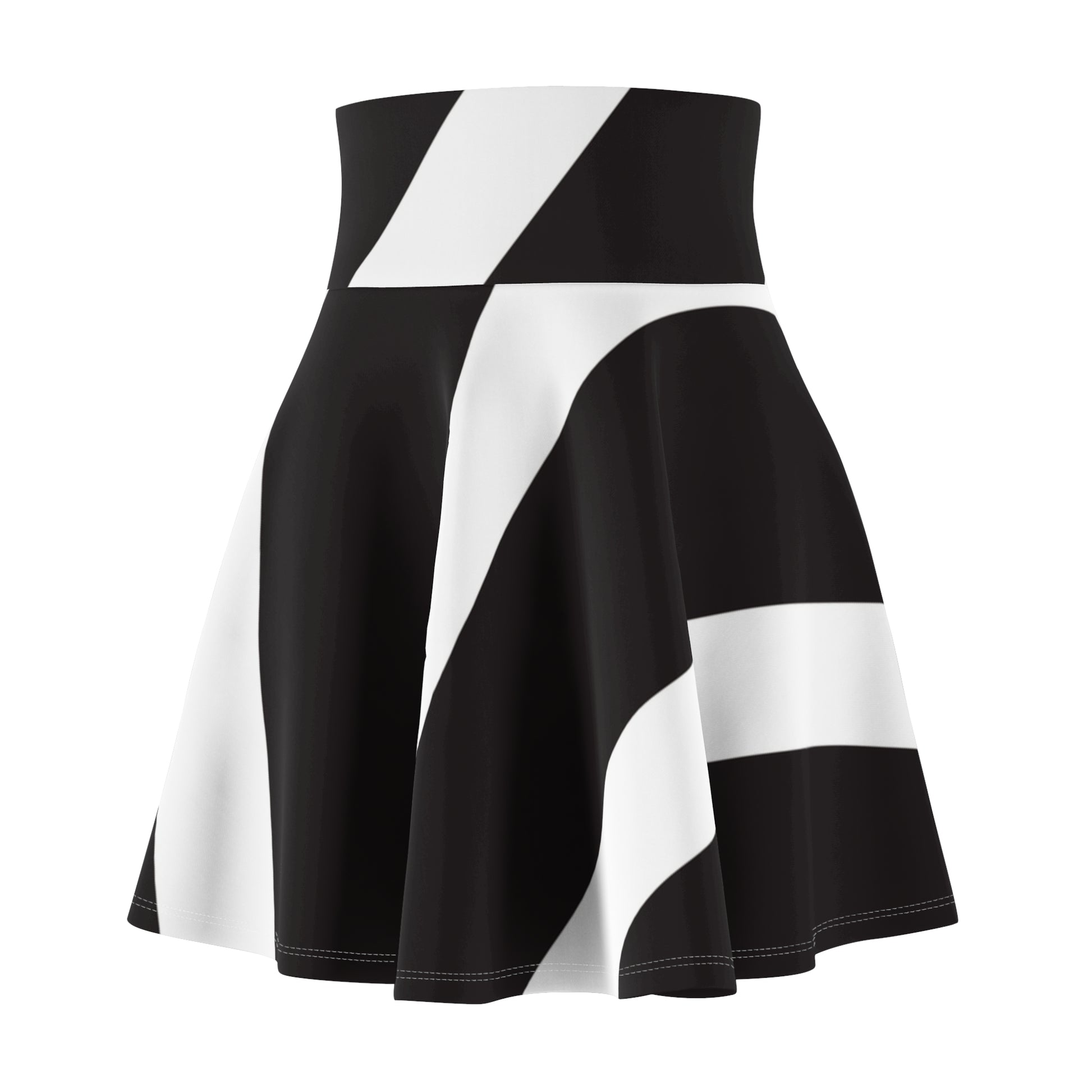 Christian Surf Wear Typography CSW Chic Women's Skater Skirt, Perfect for Casual Outings, Parties, Festivals, Date Nights, Trendy Summer Fashion