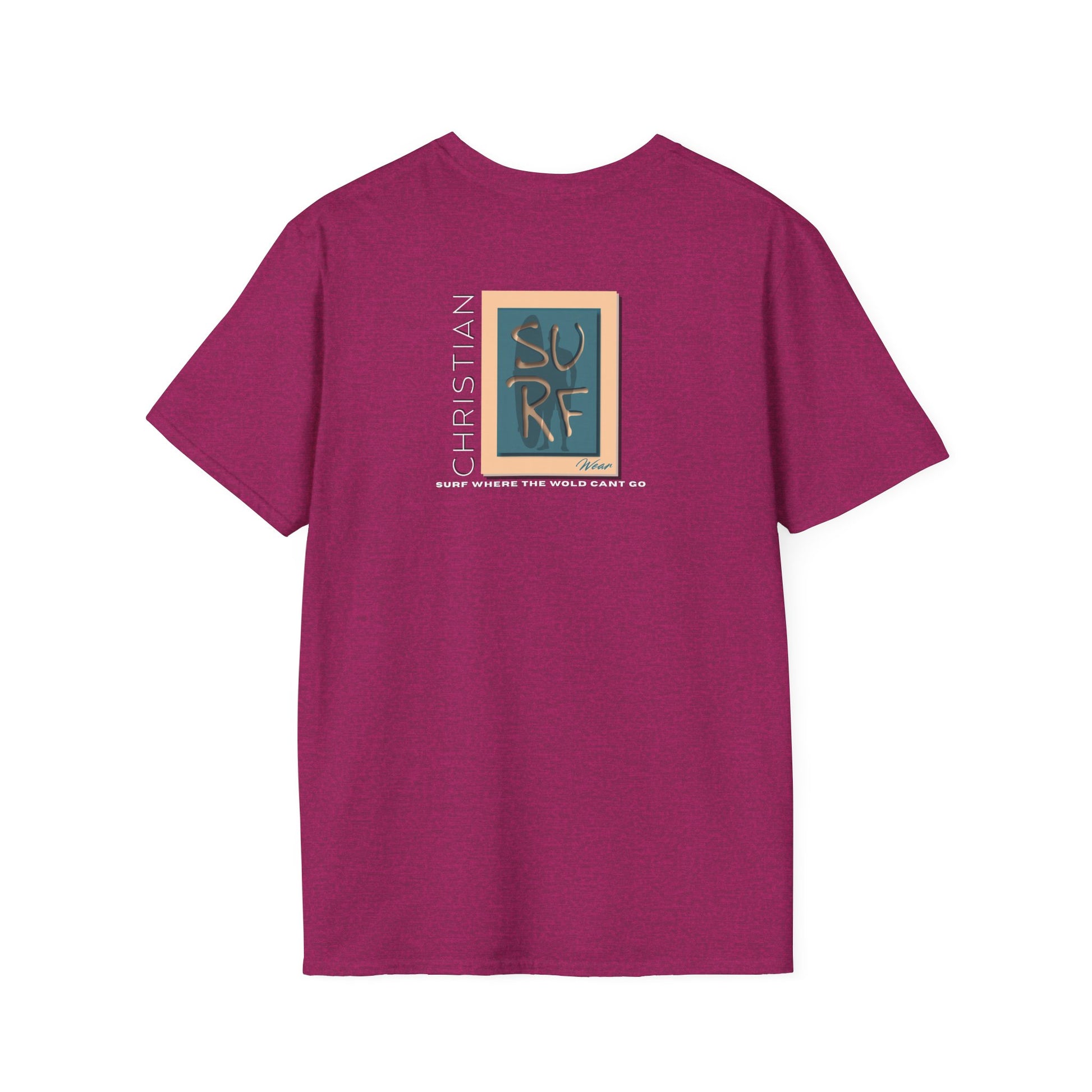 Marlin Graphic Dominion Deep - Unisex Softstyle T-Shirt Florida Marlin Fishing Tee Surfwear | Christian Ocean Apparel, Bold Pursuit Prophetic Vision Divine