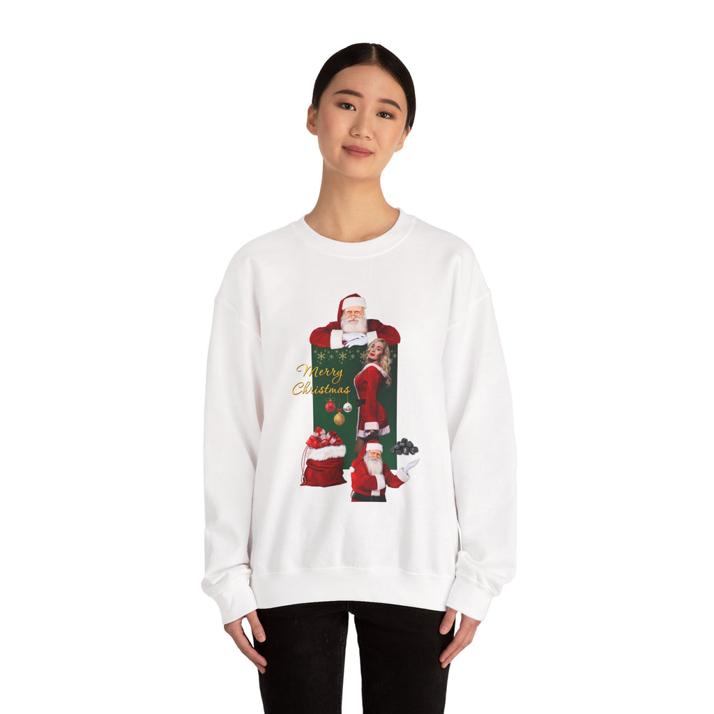 Mr. and Mrs. Claus Vintage Christmas Crewneck Sweatshirt