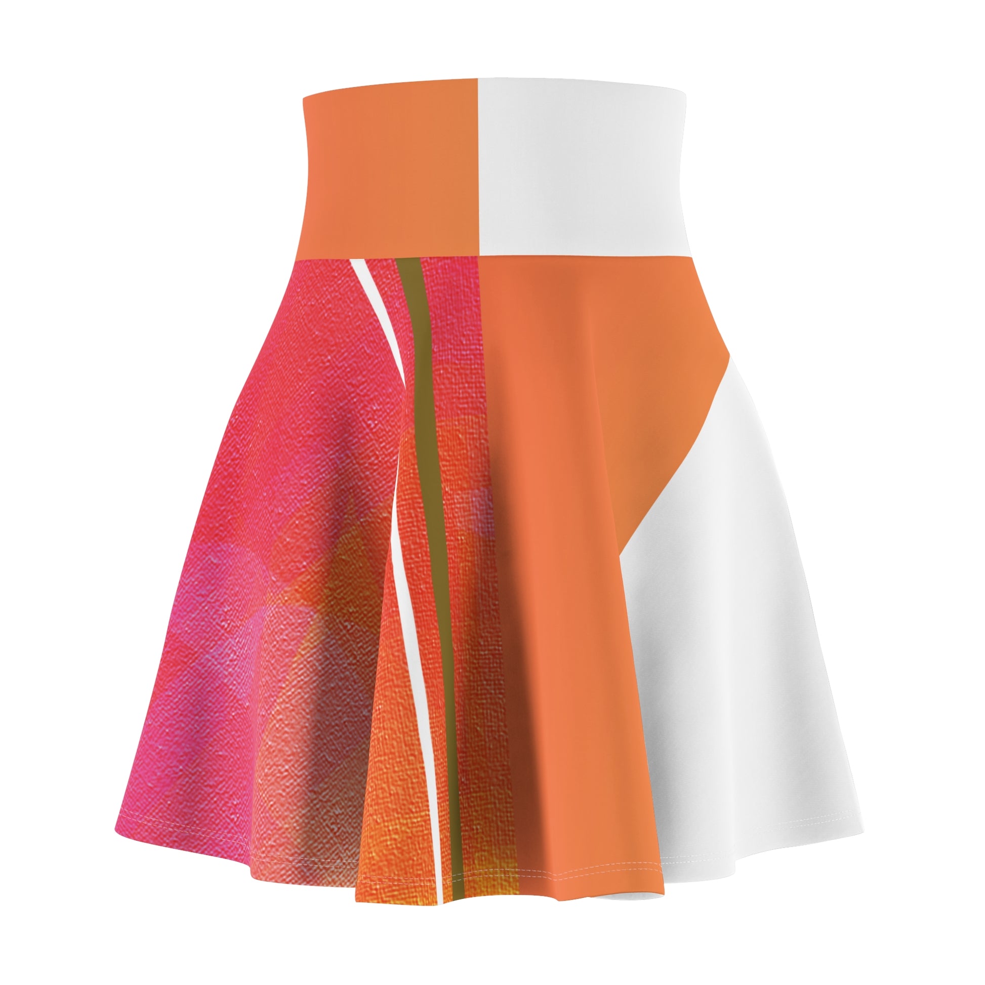 Surf Wear Vibrant Women's Skater Skirt, Colorful AOP Dance Skirt, Festival Wear, Playful Everyday Skirt, Summer Fashion, Gift for Her