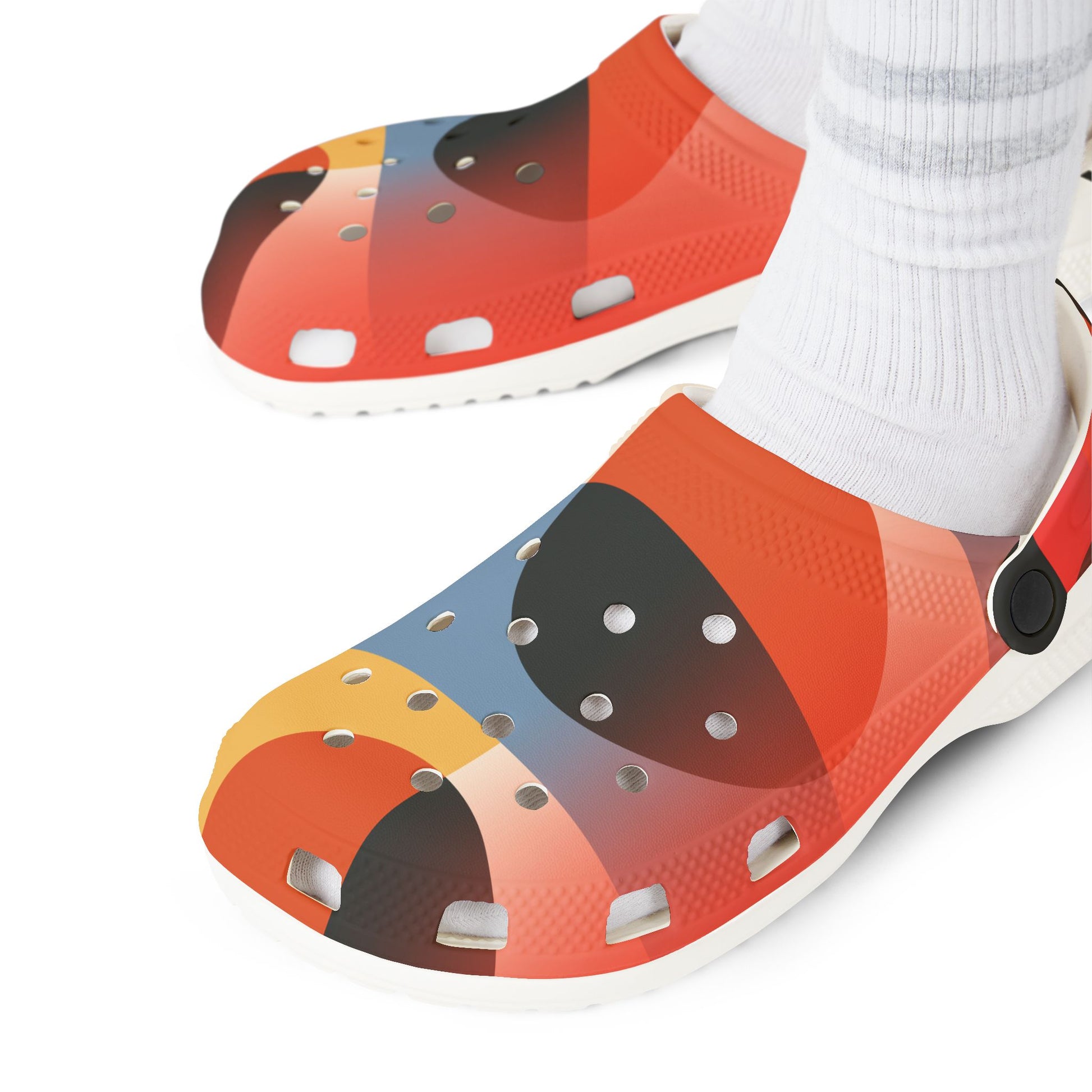 Surf Wear Modern Vintage Graphic Colorful AOP EVA Foam Slippers - Fun and Comfy for Home, Garden, and Festivals, Perfect Gift for Friends and Family