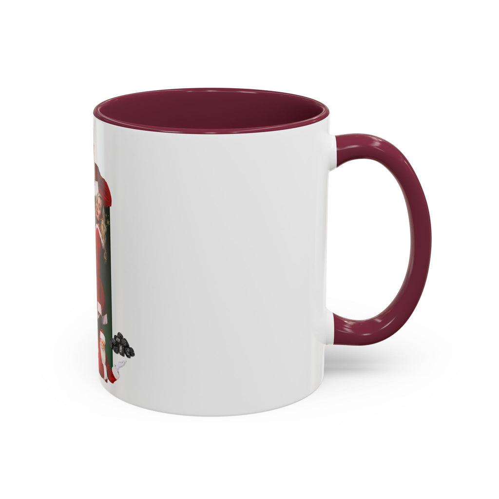 Christmas Santa & Sexy Mrs. Claus Coffee Mug (11oz/15oz) - 'Merry Christmas' Holiday Gift