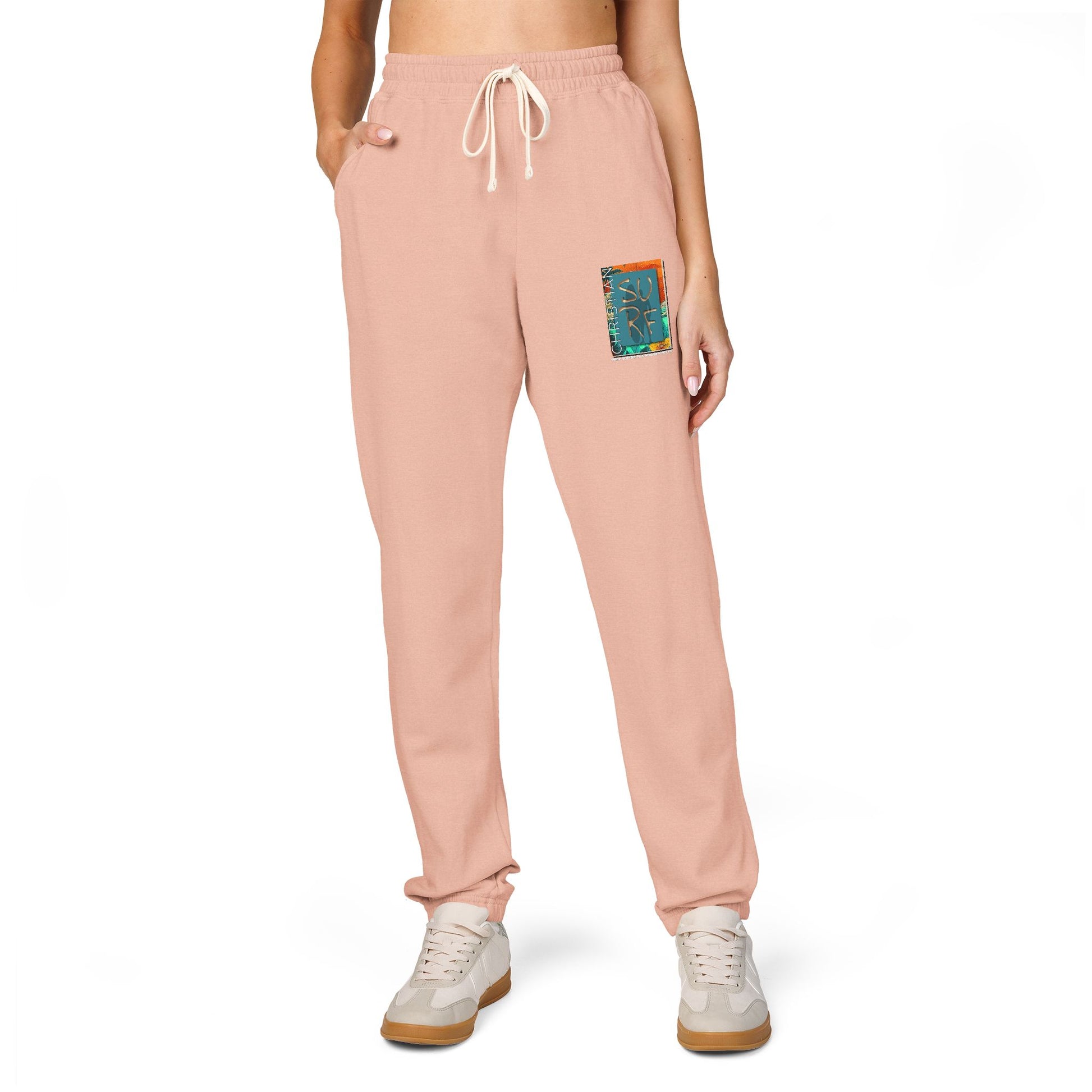 Christian Surf Wear® Heritage Joggers Cozy Flec with  ibrant Design.