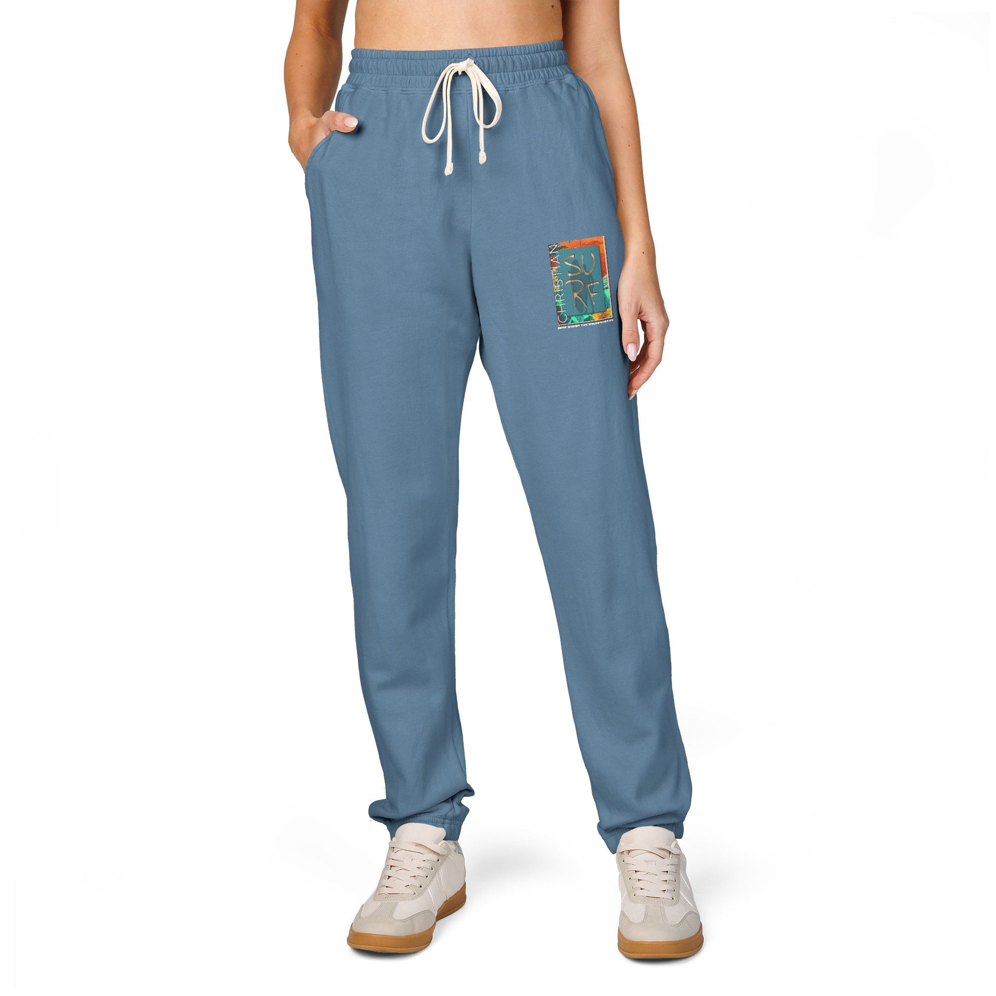 Christian Surf Wear® Heritage Joggers Cozy Flec with  ibrant Design.
